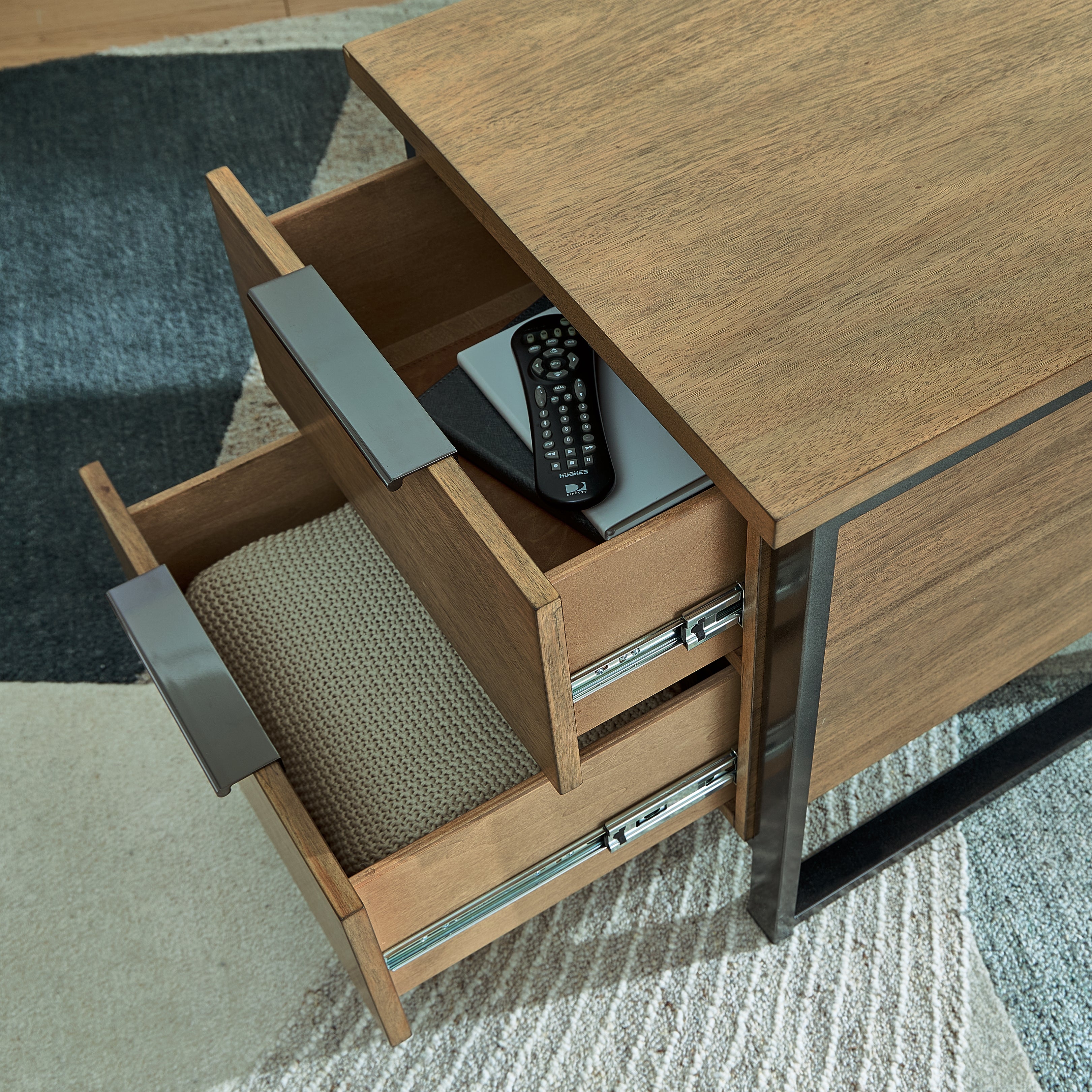 Montia Light Brown End Table - T602-3
