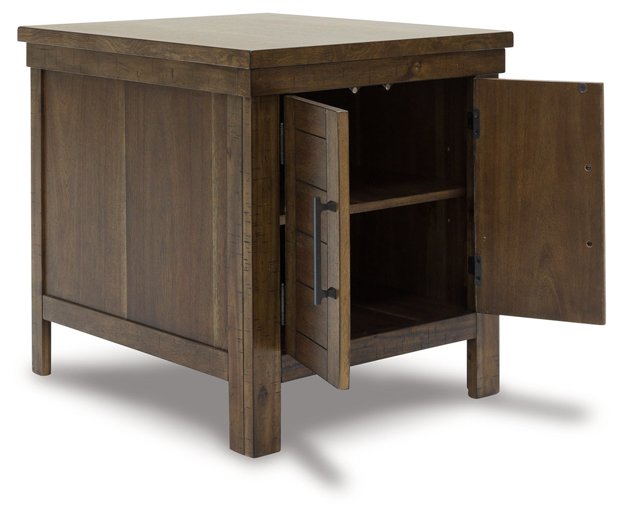 Moriville Coffee Table with 2 End Tables in Grayish Brown - PKG015590