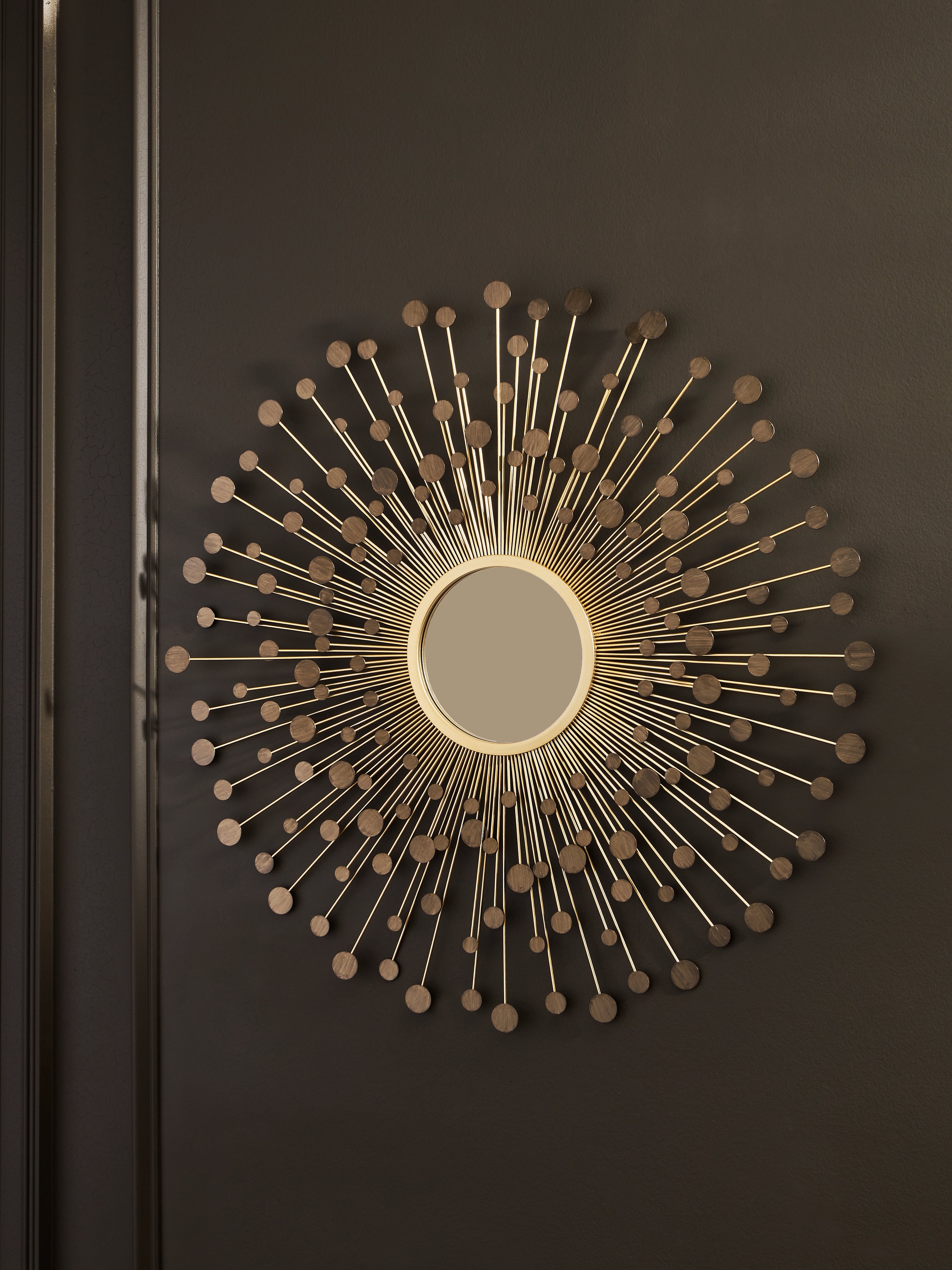 Morwenna Bronze/Gold Finish Accent Mirror - A8010392