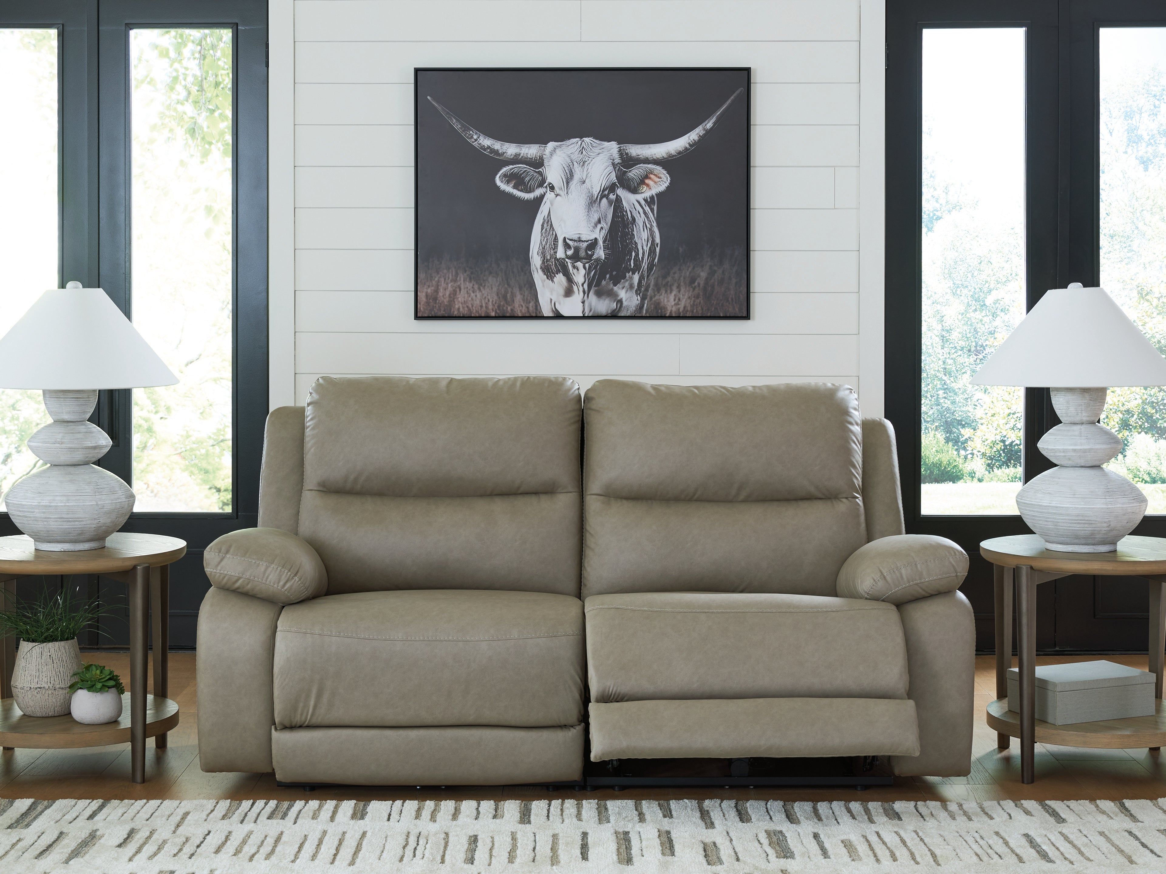 Narwhal Place Pebble 2-Piece Reclining Loveseat - PC99201S21