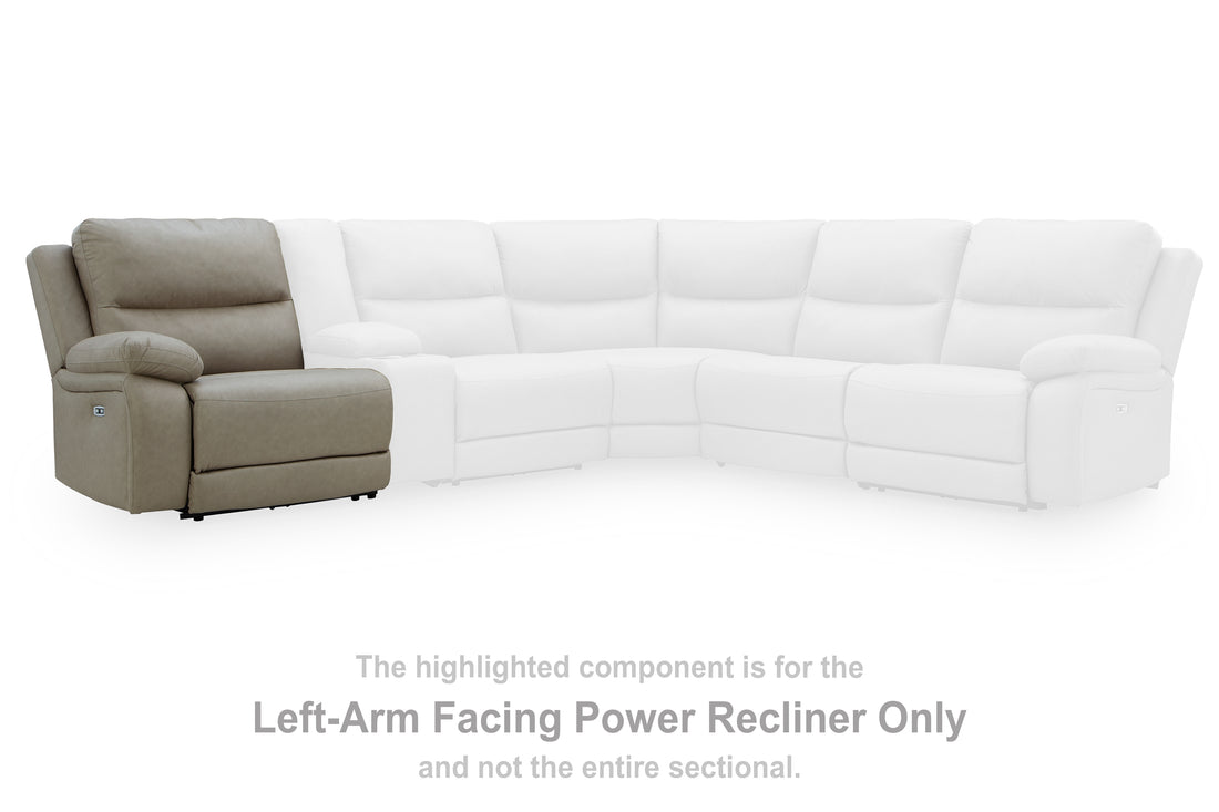 Narwhal Place Pebble Left-Arm Facing Power Recliner - PC9920158