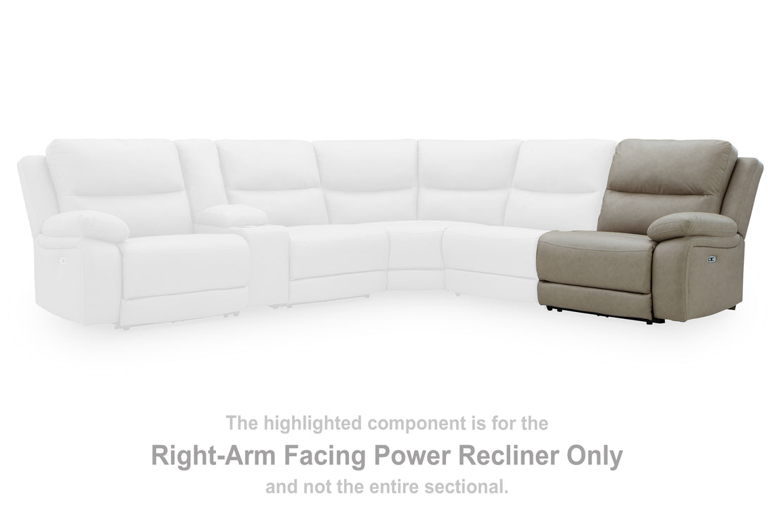 Narwhal Place Pebble Right-Arm Facing Power Recliner - PC9920162