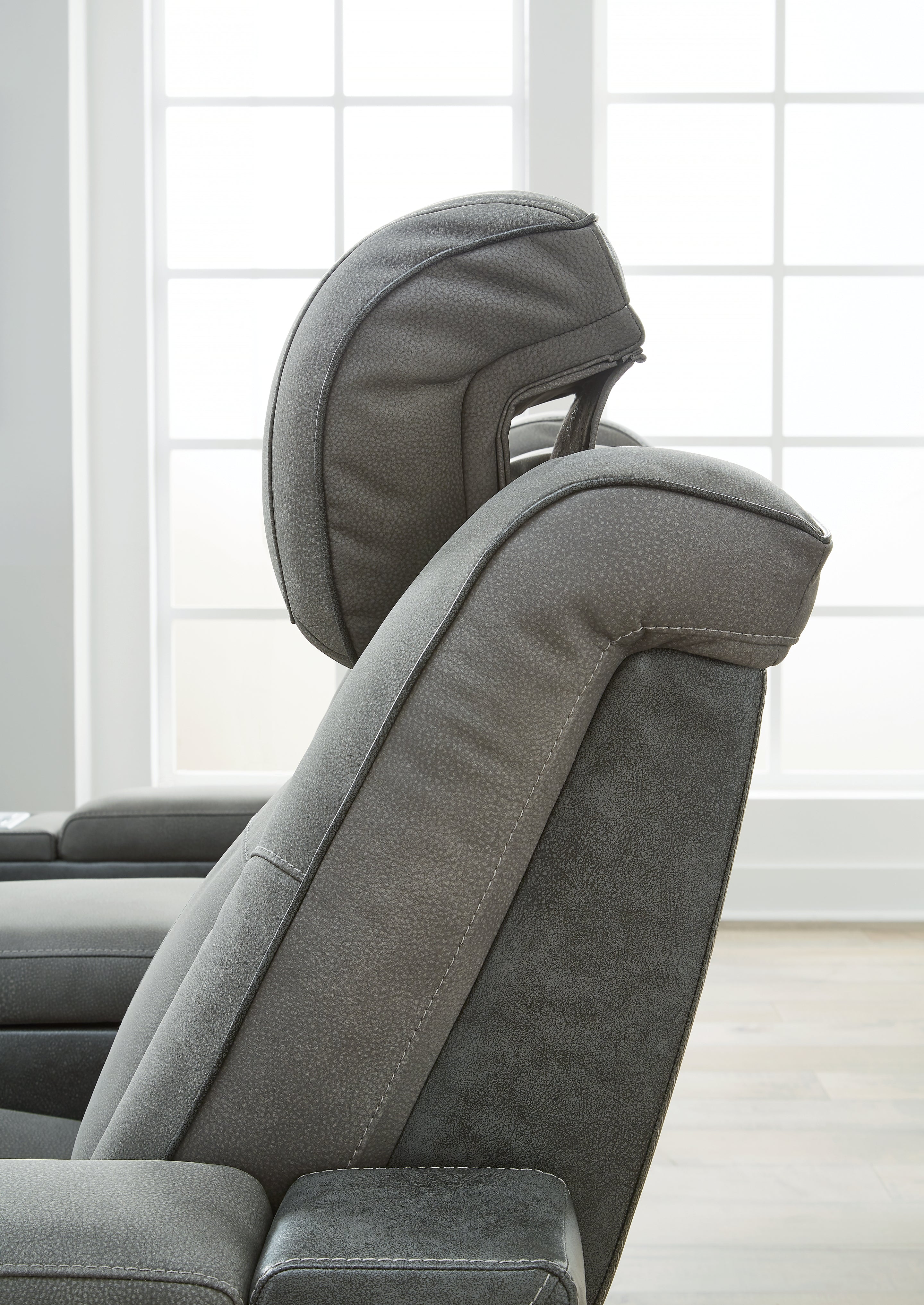 Next-Gen DuraPella Sofa, Loveseat and Recliner in Slate - PKG013057
