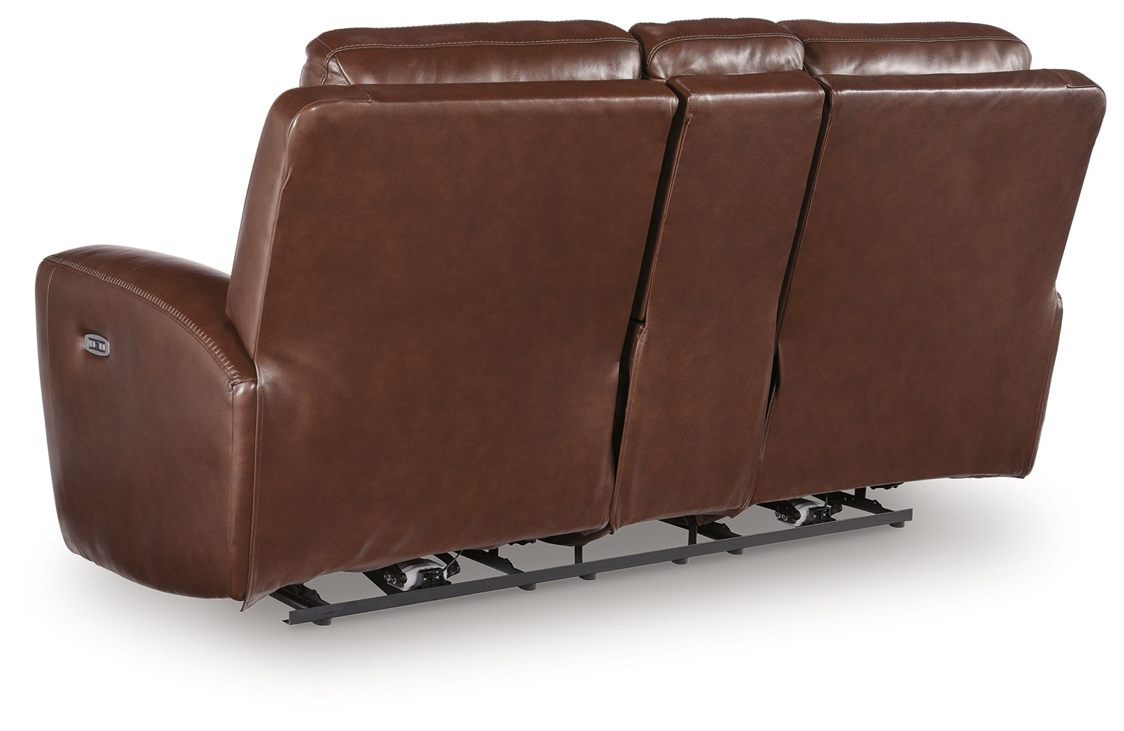 Next Move Mahogany Power Reclining Loveseat with Console - PCU1210218