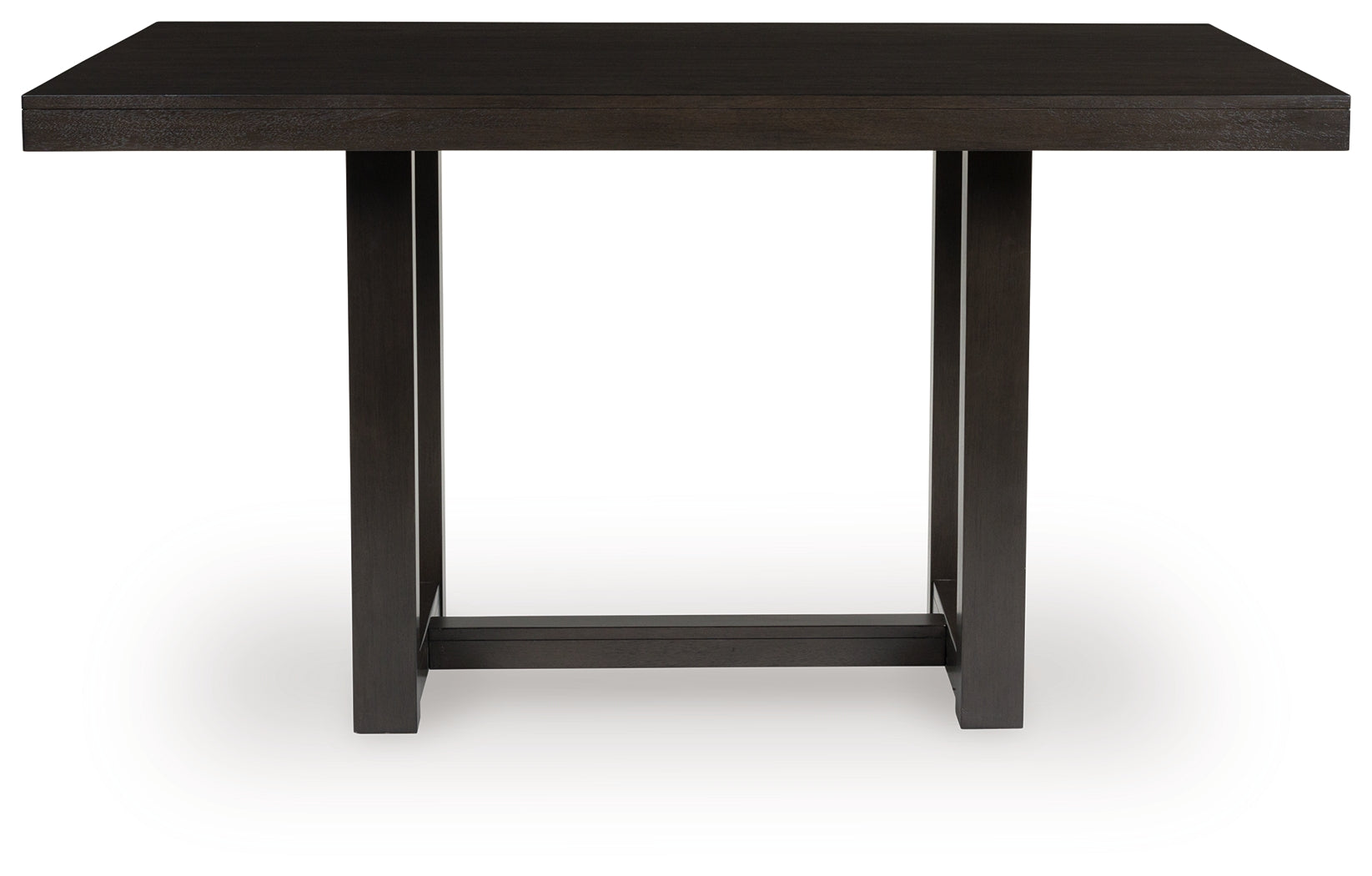 Neymorton Dark Grayish Brown Counter Height Dining Table - D618-13