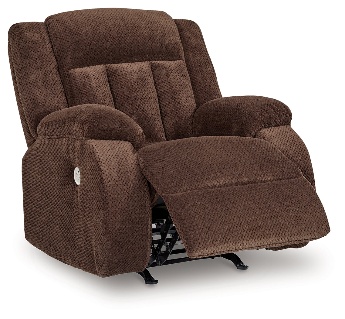 Observation Chocolate Power Recliner - PC2140698