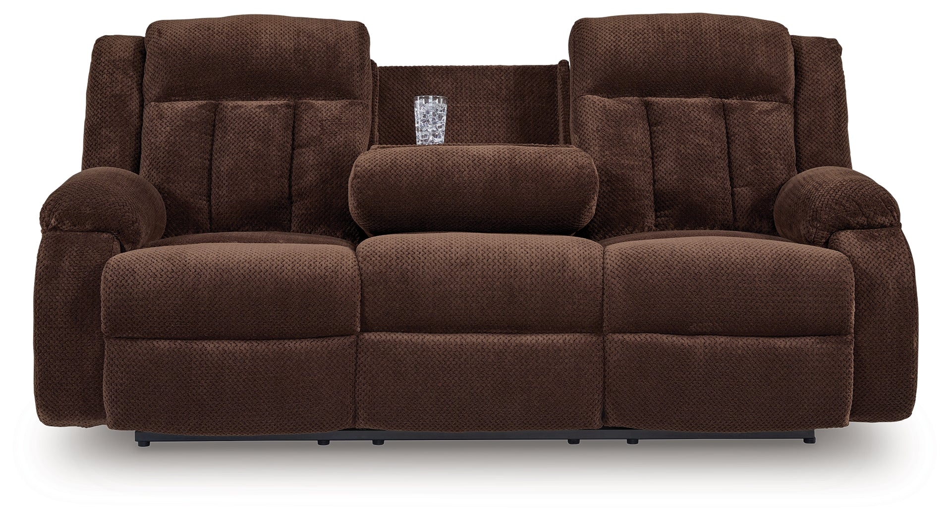 Observation Chocolate Power Reclining Sofa with Drop Down Table - PC2140699