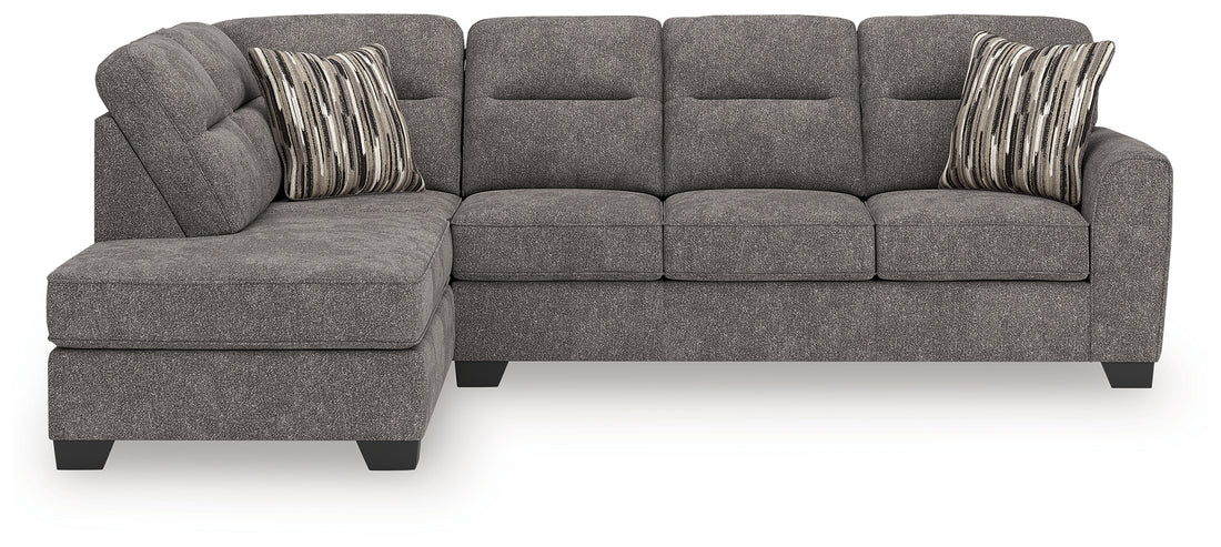 Olten Graphite 2-Piece Sectional with Chaise - 31305S1