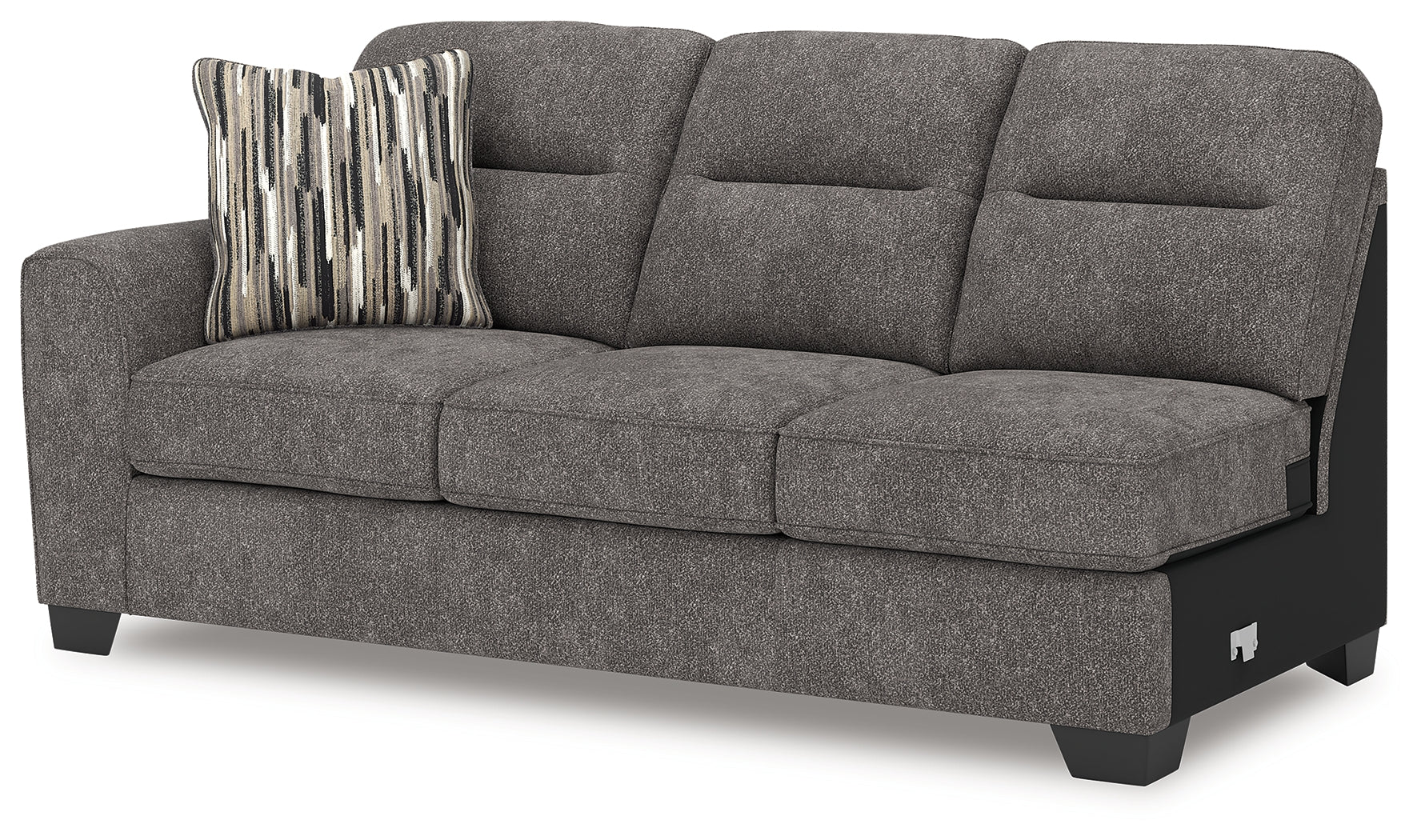 Olten Graphite Left-Arm Facing Sofa - 3130566