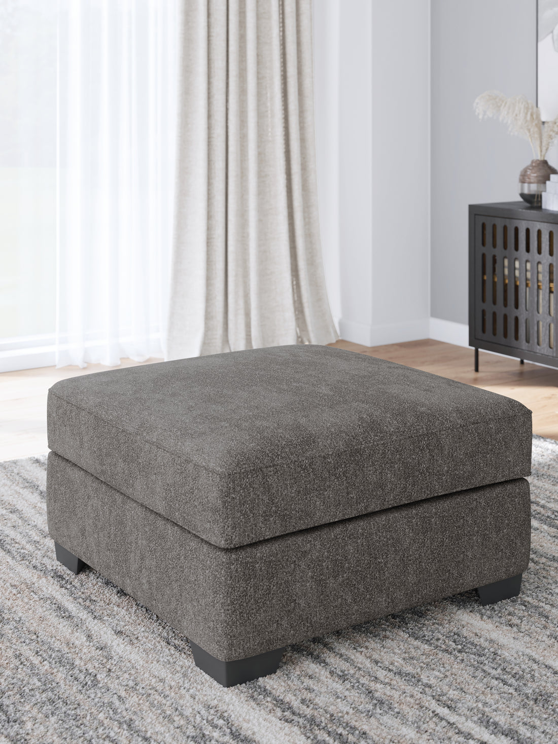 Olten Graphite Oversized Accent Ottoman - 3130508