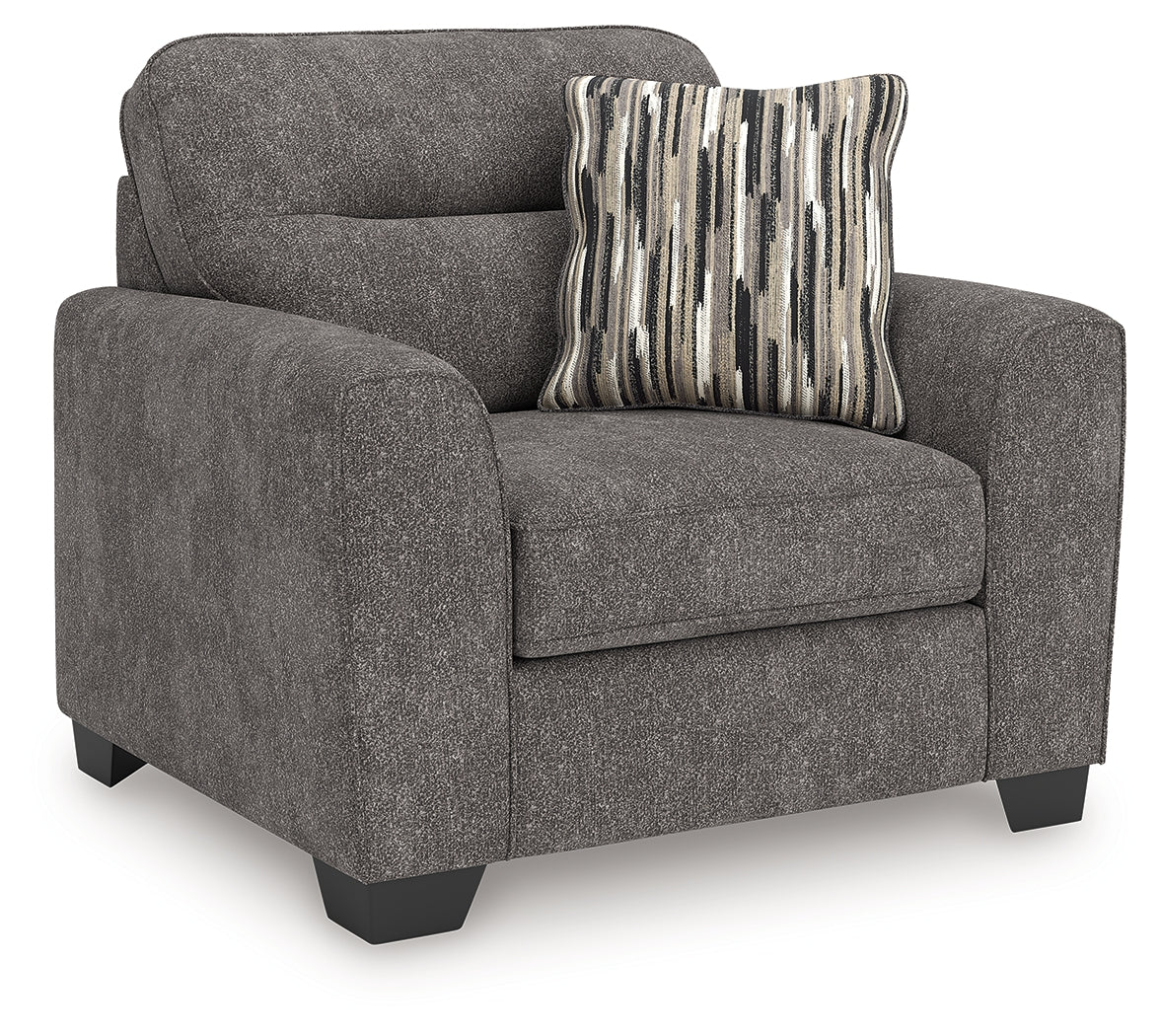 Olten Graphite Oversized Chair - 3130523