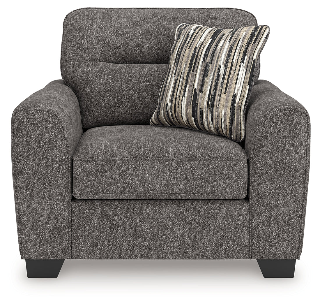 Olten Graphite Oversized Chair - 3130523