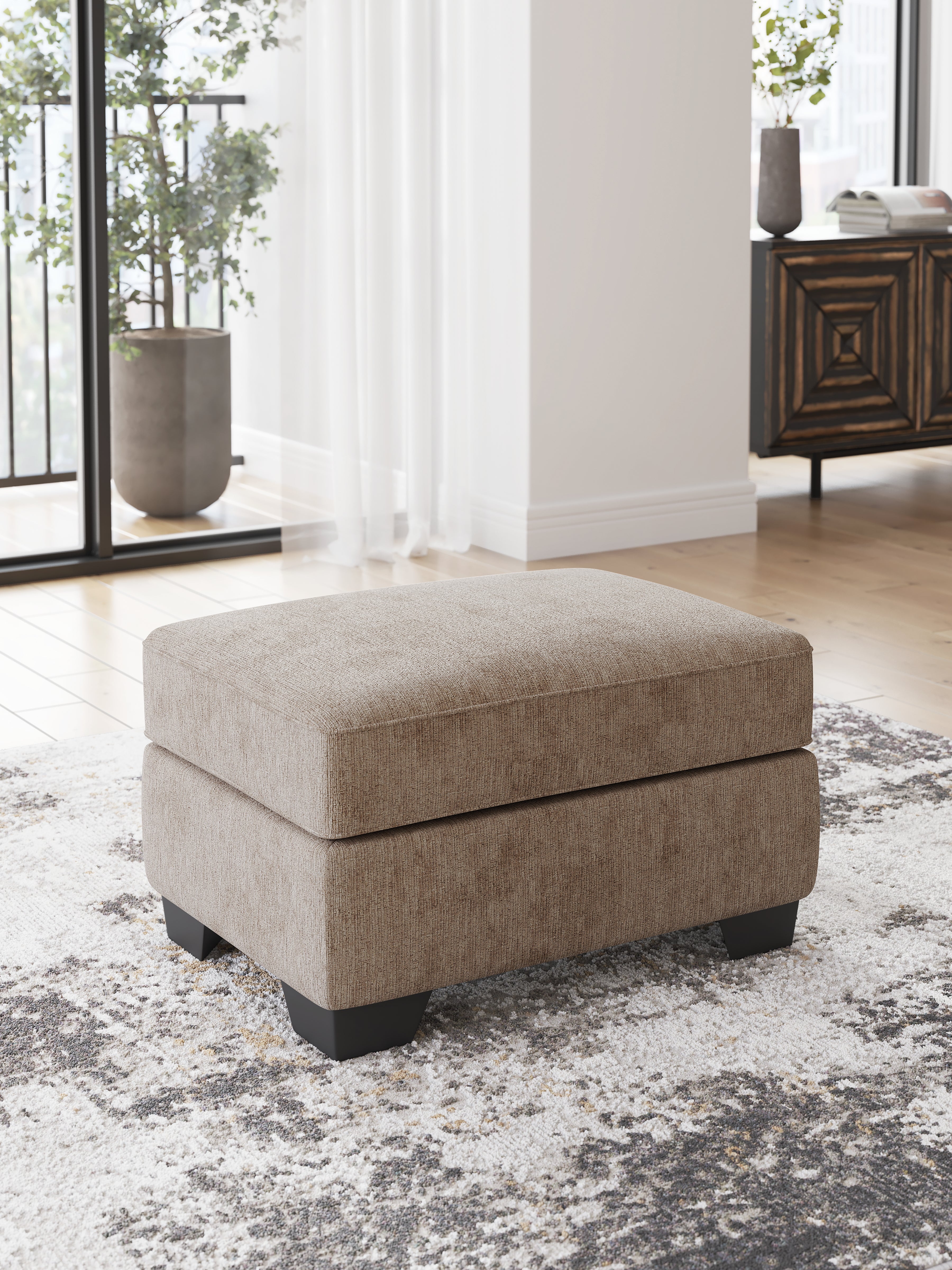 Olten Mocha Ottoman - 3130414