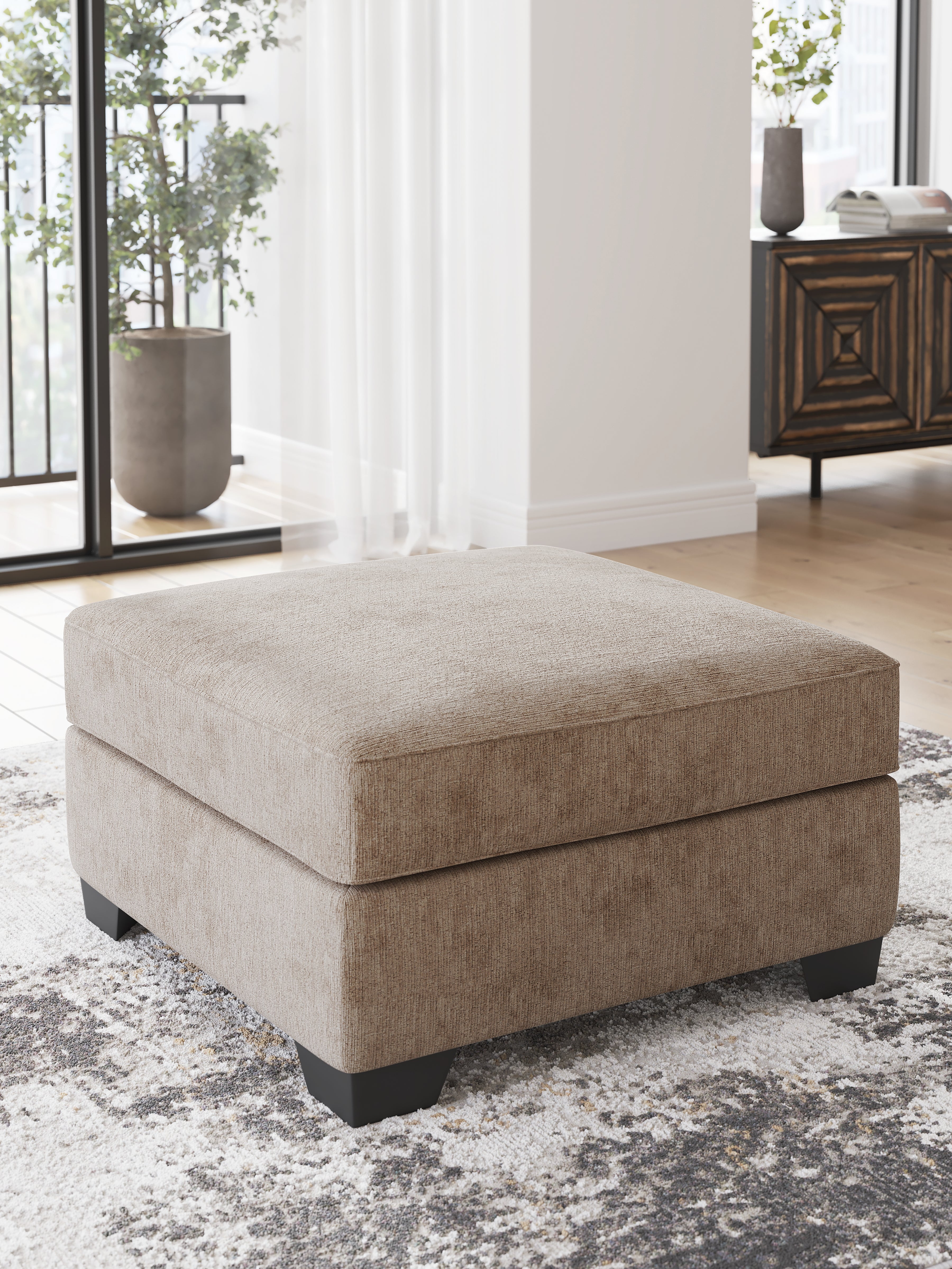 Olten Mocha Oversized Accent Ottoman - 3130408