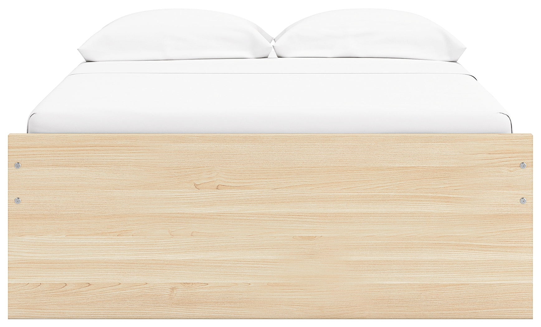 Onita Natural Full Platform Bed with 1 Side Storage - EB9632B8