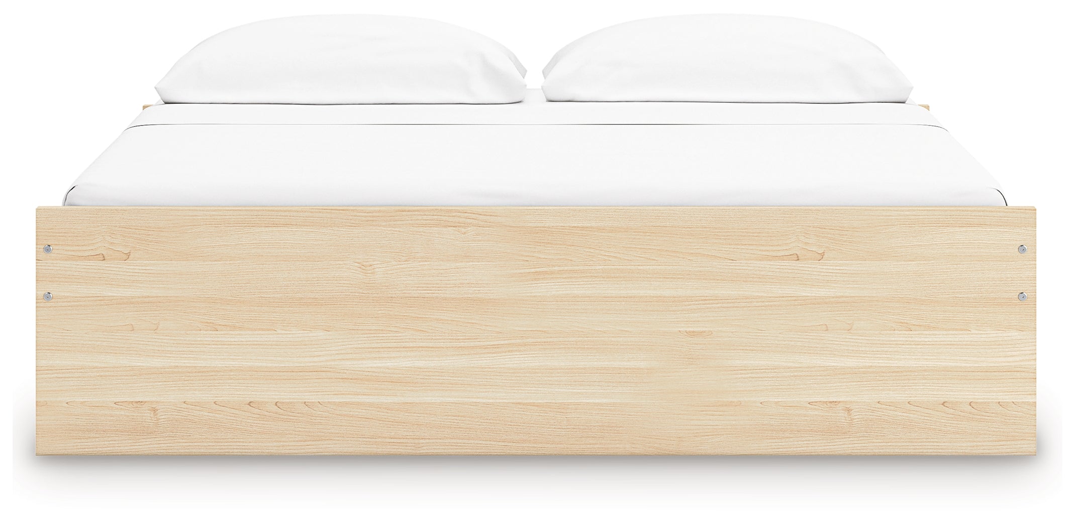 Onita Natural King Platform Bed with 1 Side Storage - EB9632B20