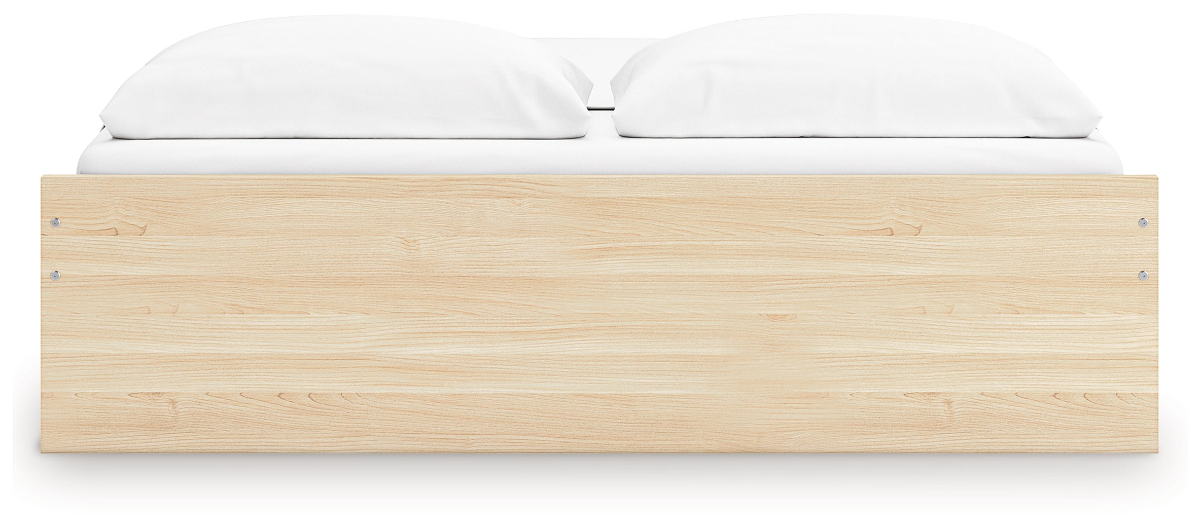 Onita Natural King Platform Bed with 2 Side Storage - EB9632B21