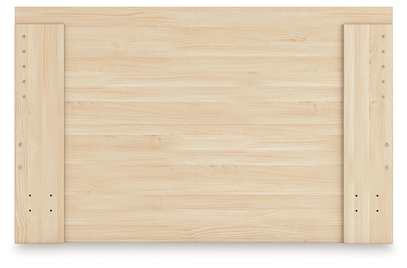Onita Natural Queen Panel Platform Bed with 1 Side Storage - EB9632B12