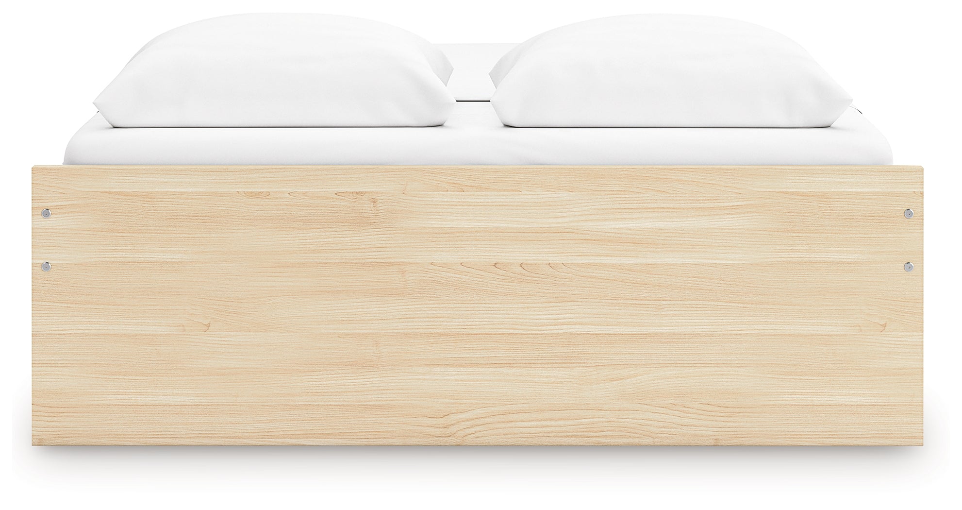 Onita Natural Queen Platform Bed with 1 Side Storage - EB9632B9