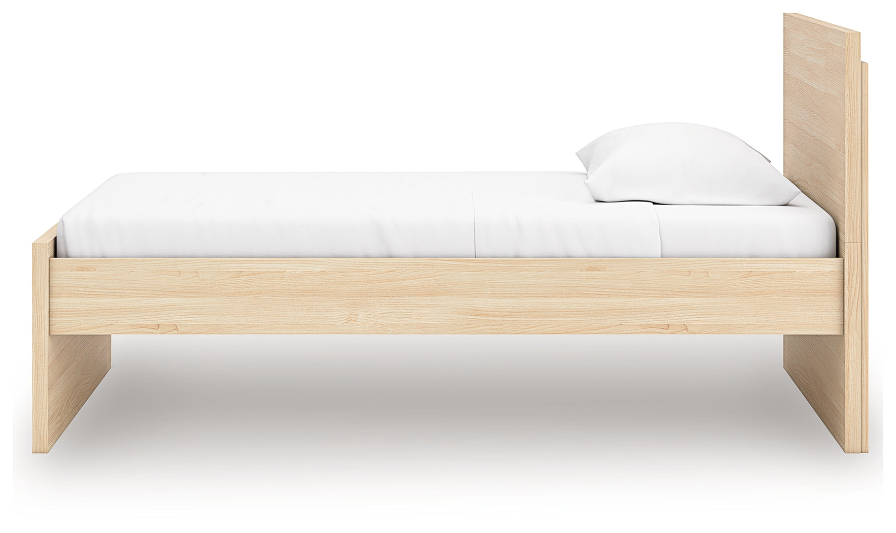 Onita Natural Twin Panel Platform Bed - EB9632B4