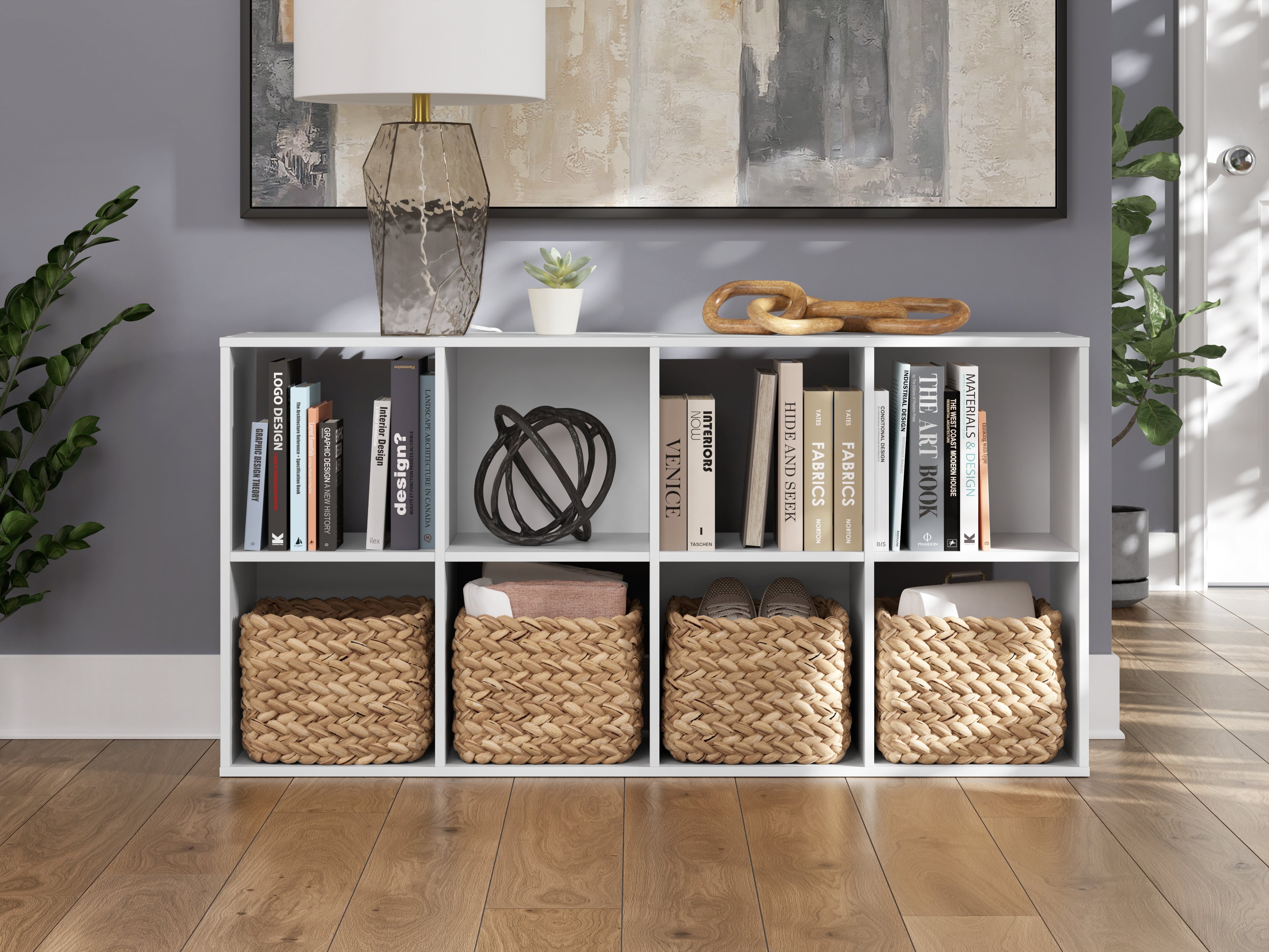 Onita White Eight Cube Organizer - EA9630-4X2