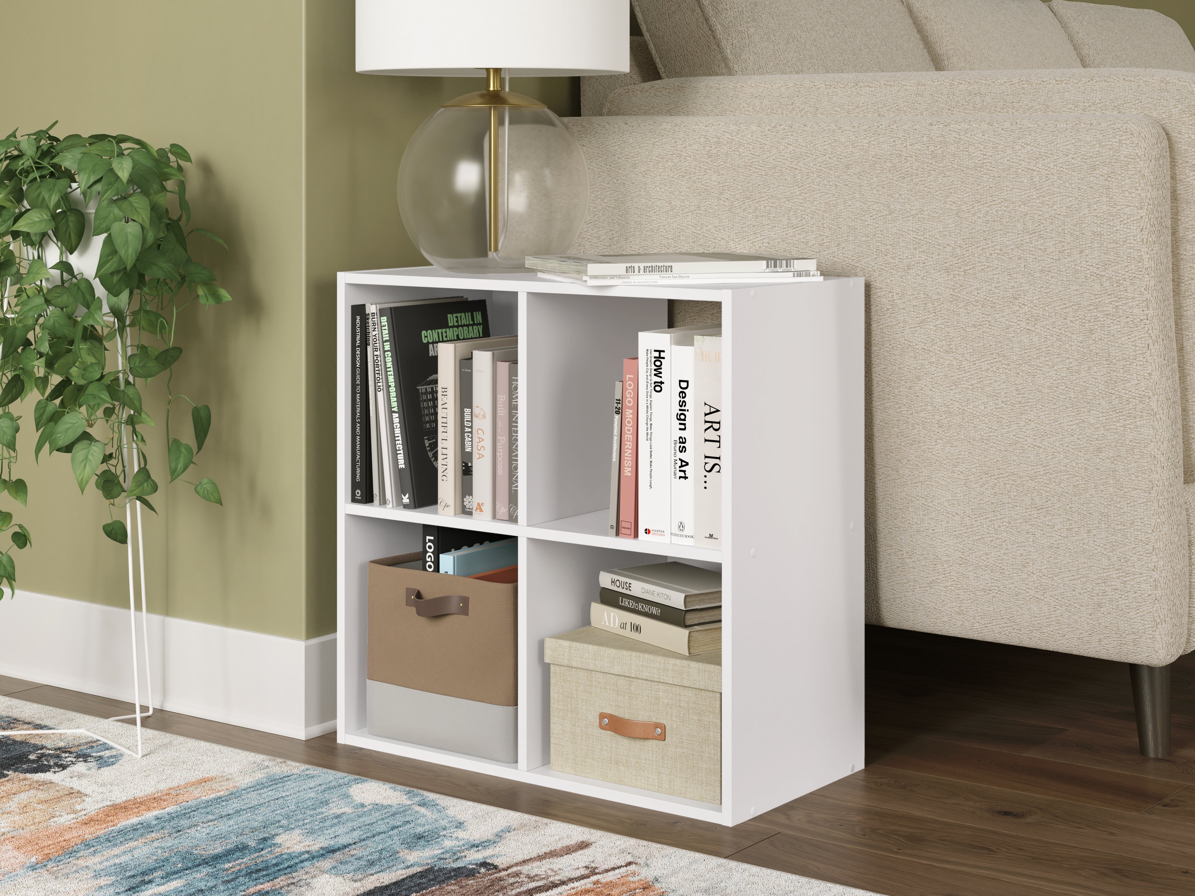 Onita White Four Cube Organizer - EA9630-2X2