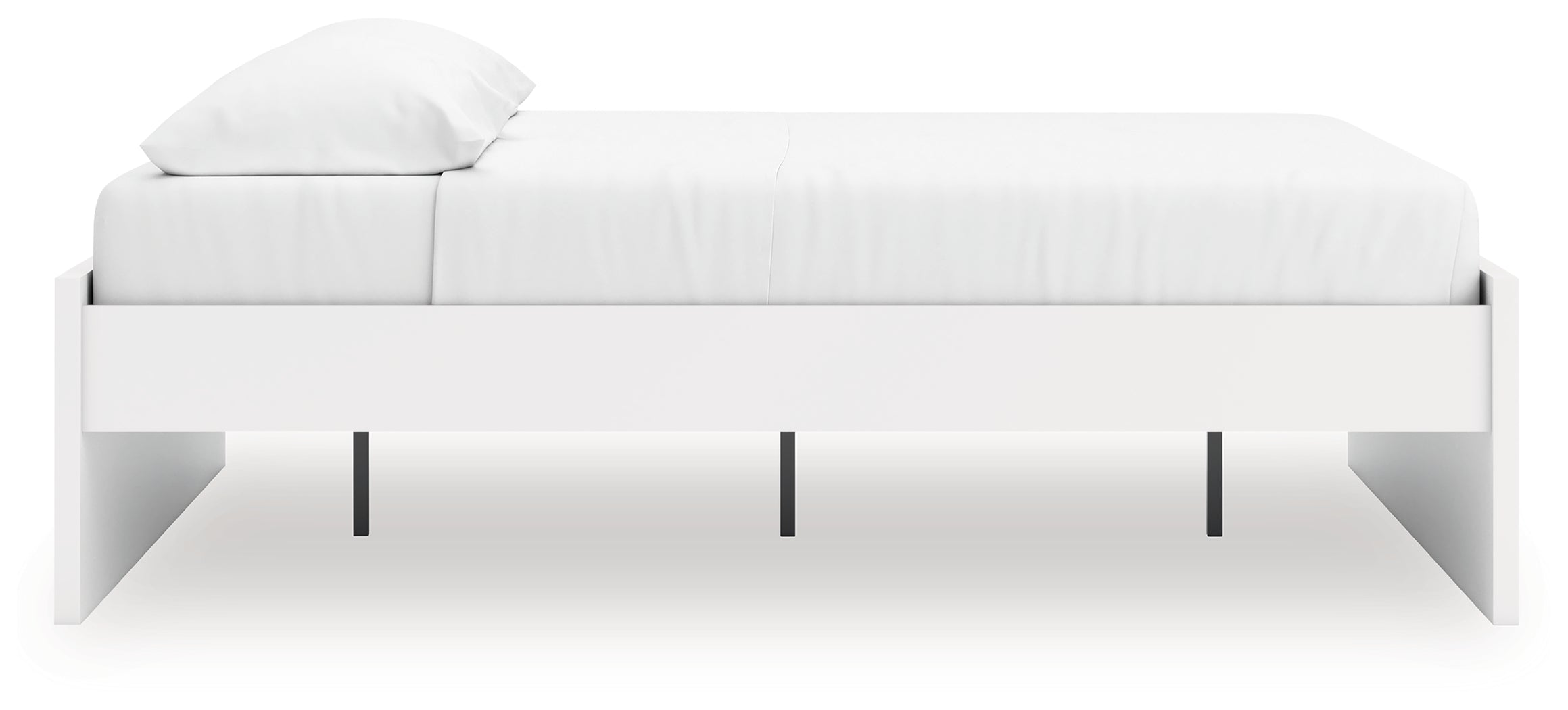 Onita White King Platform Bed - EB9630B17