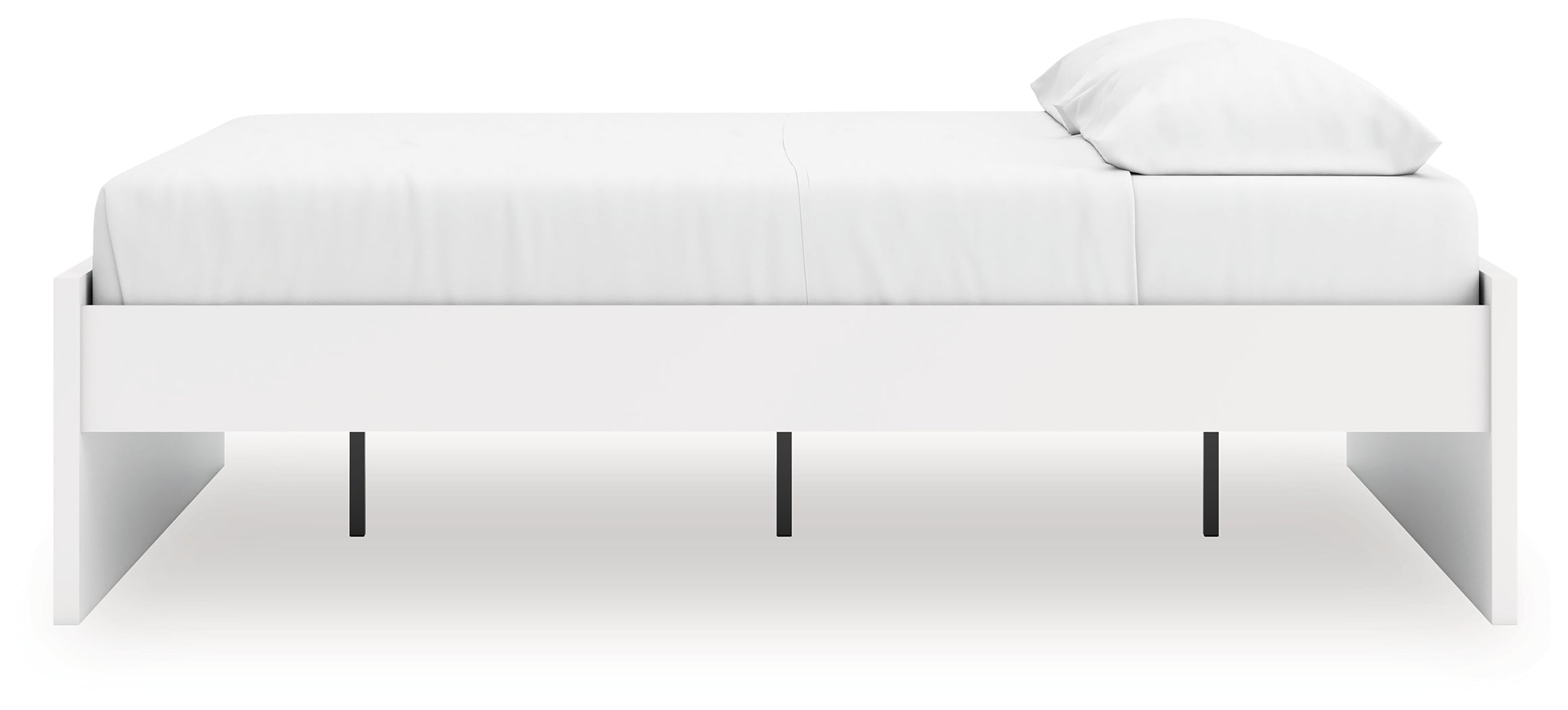 Onita White King Platform Bed - EB9630B17
