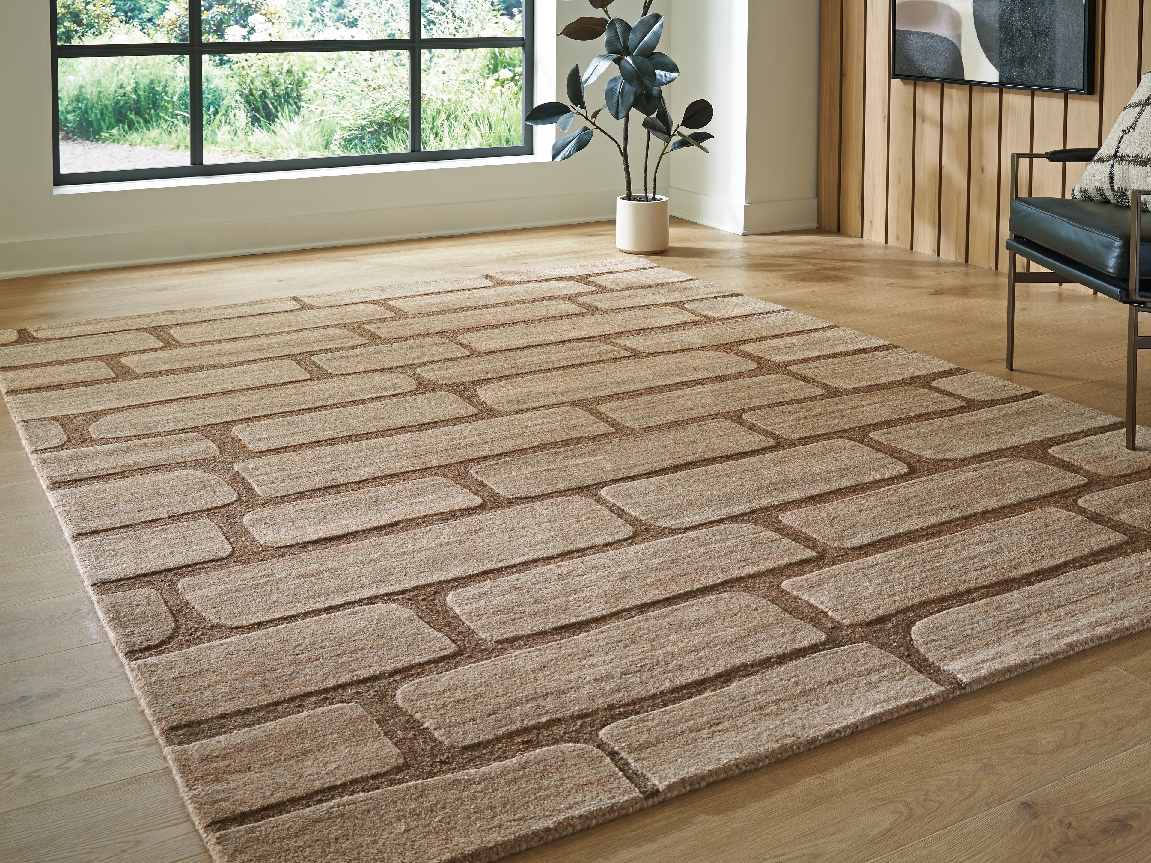 Orest Brown Large Rug - R407981
