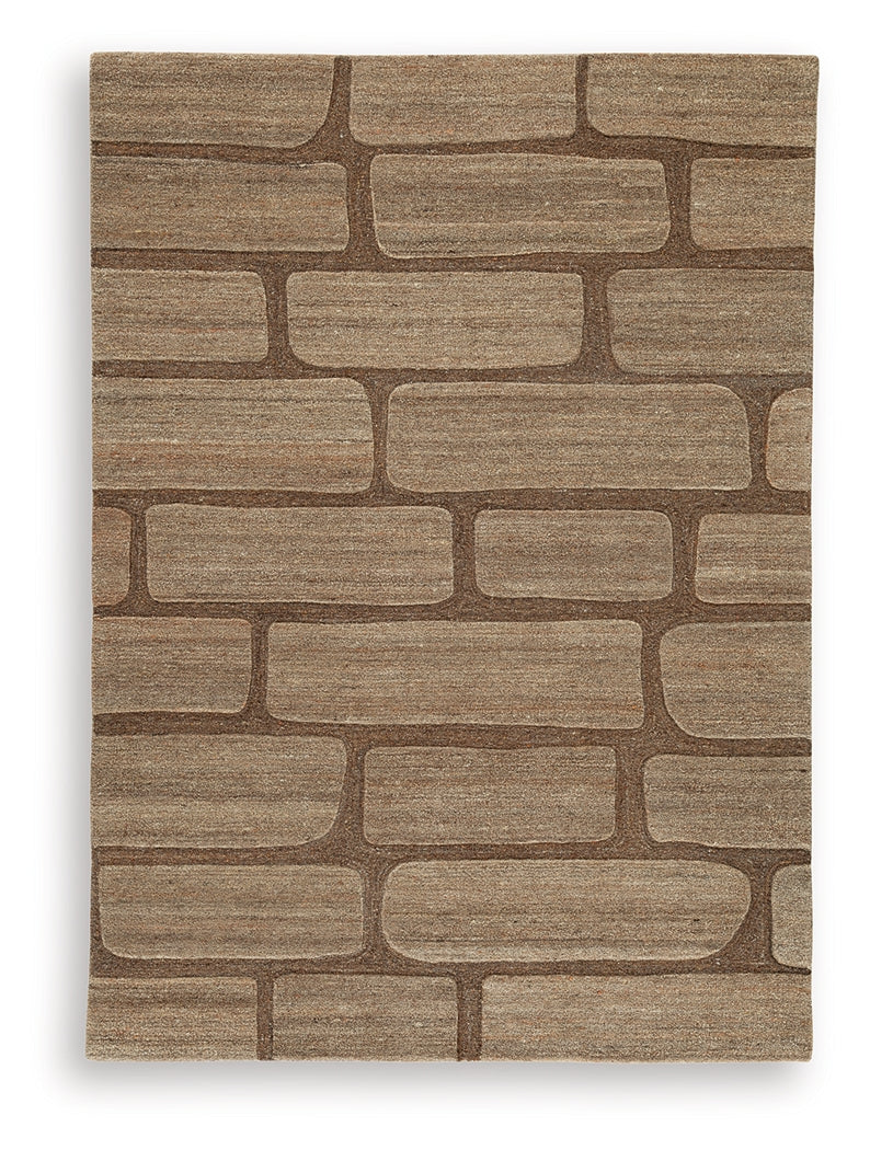 Orest Brown Medium Rug - R407982
