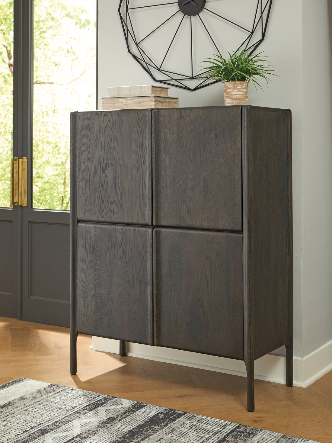 Orsonal Espresso Brown Accent Cabinet - A4000686