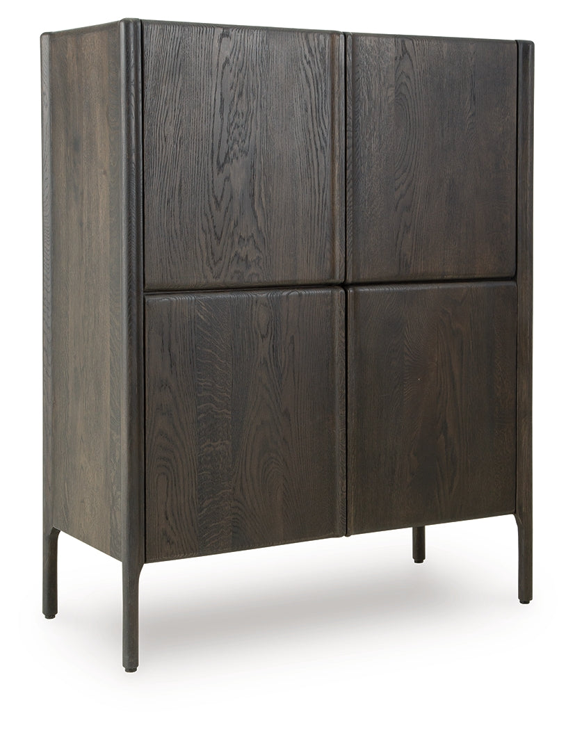 Orsonal Espresso Brown Accent Cabinet - A4000686