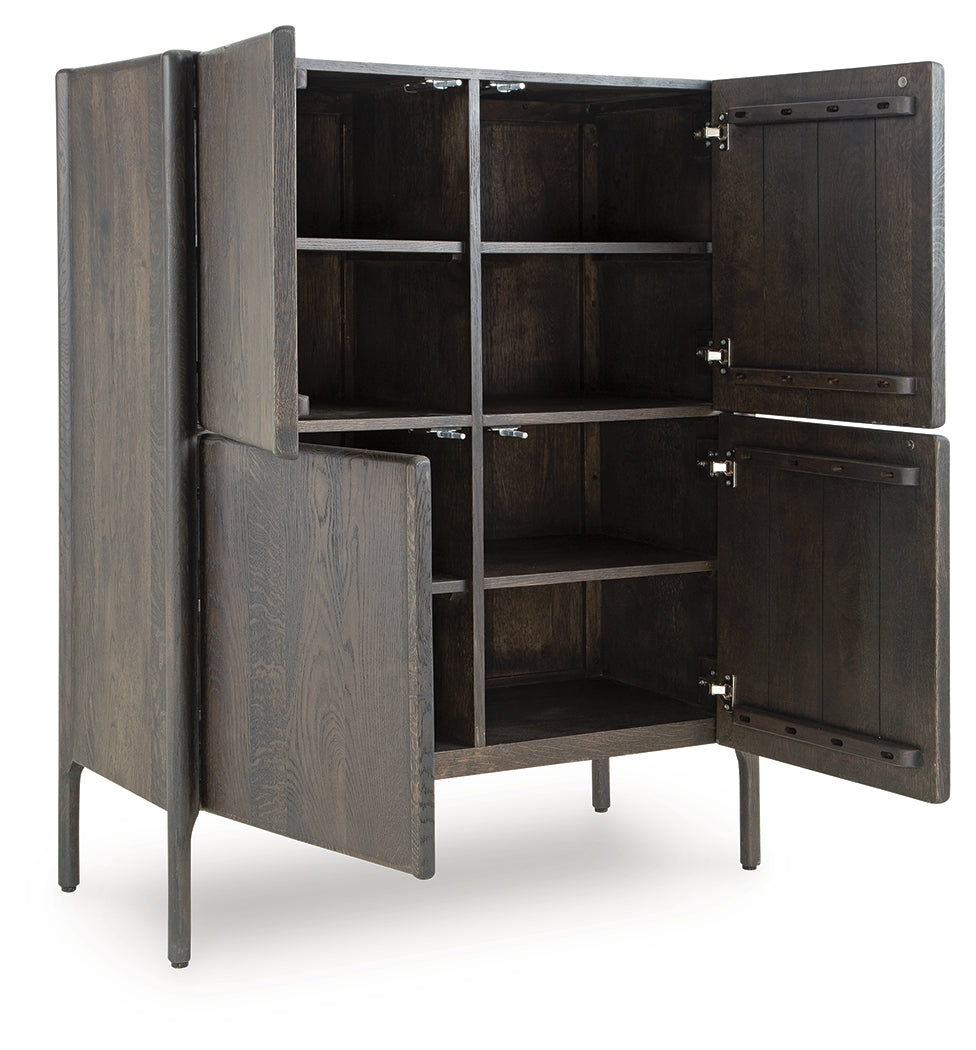 Orsonal Espresso Brown Accent Cabinet - A4000686