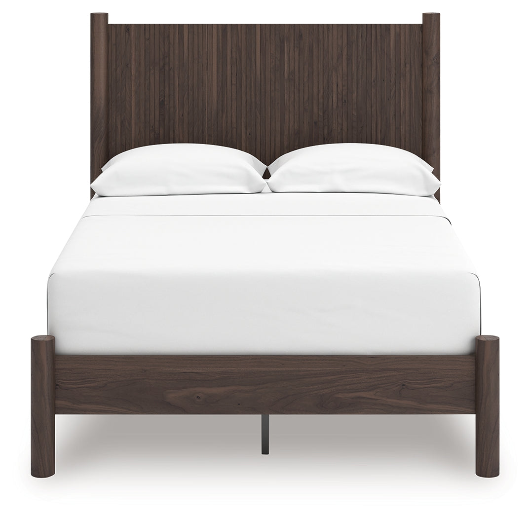 Pamytta Brown Full Panel Platform Bed - PCB2614B4