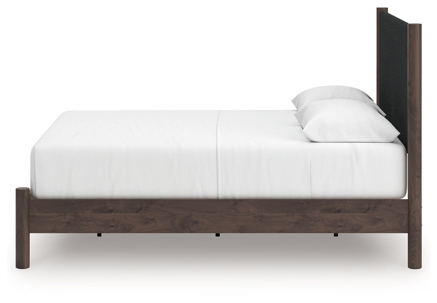 Pamytta Brown Queen Upholstered Panel Platform Bed - PCB2614B12
