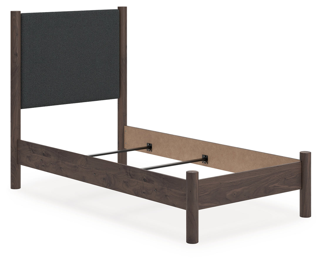 Pamytta Brown Twin Upholstered Panel Bed - PCB2614B20