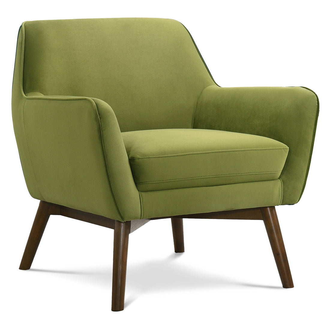 Panom Pistacho Green Velvet Lounge Chair - LCH00401913