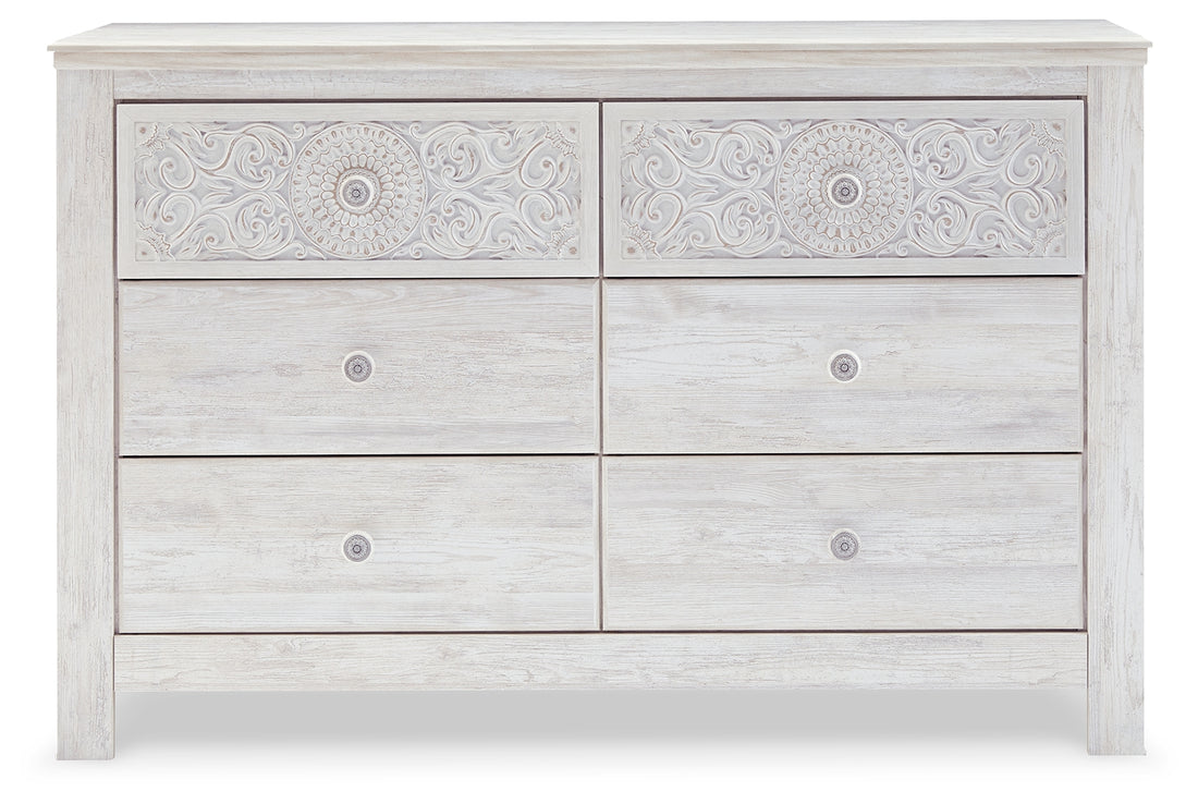 Paxberry Queen Panel Bed, Dresser and Chest - B181B34