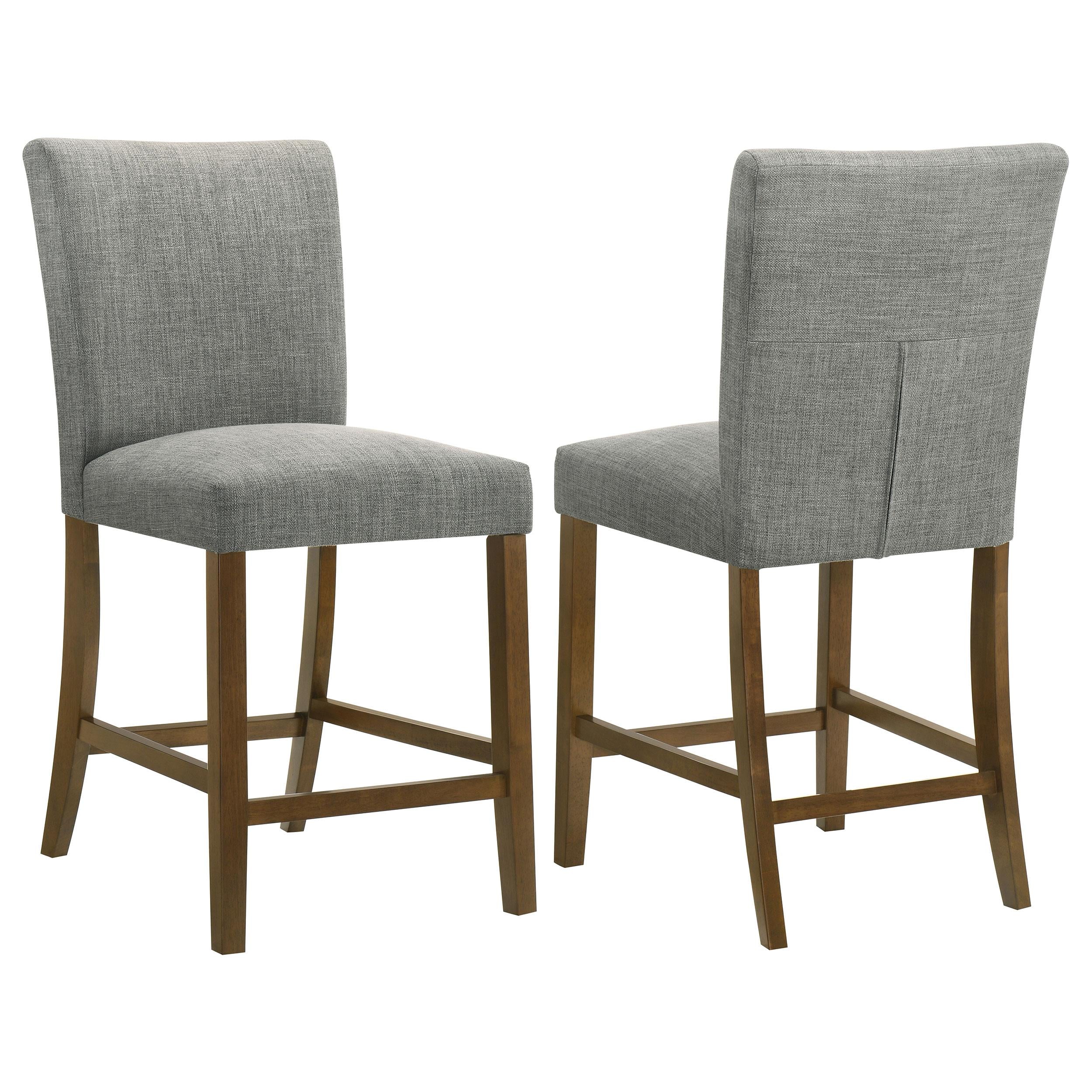 Paxton Upholstered Counter Height Dining Chair Grey (Set of 2) - 122179GRY