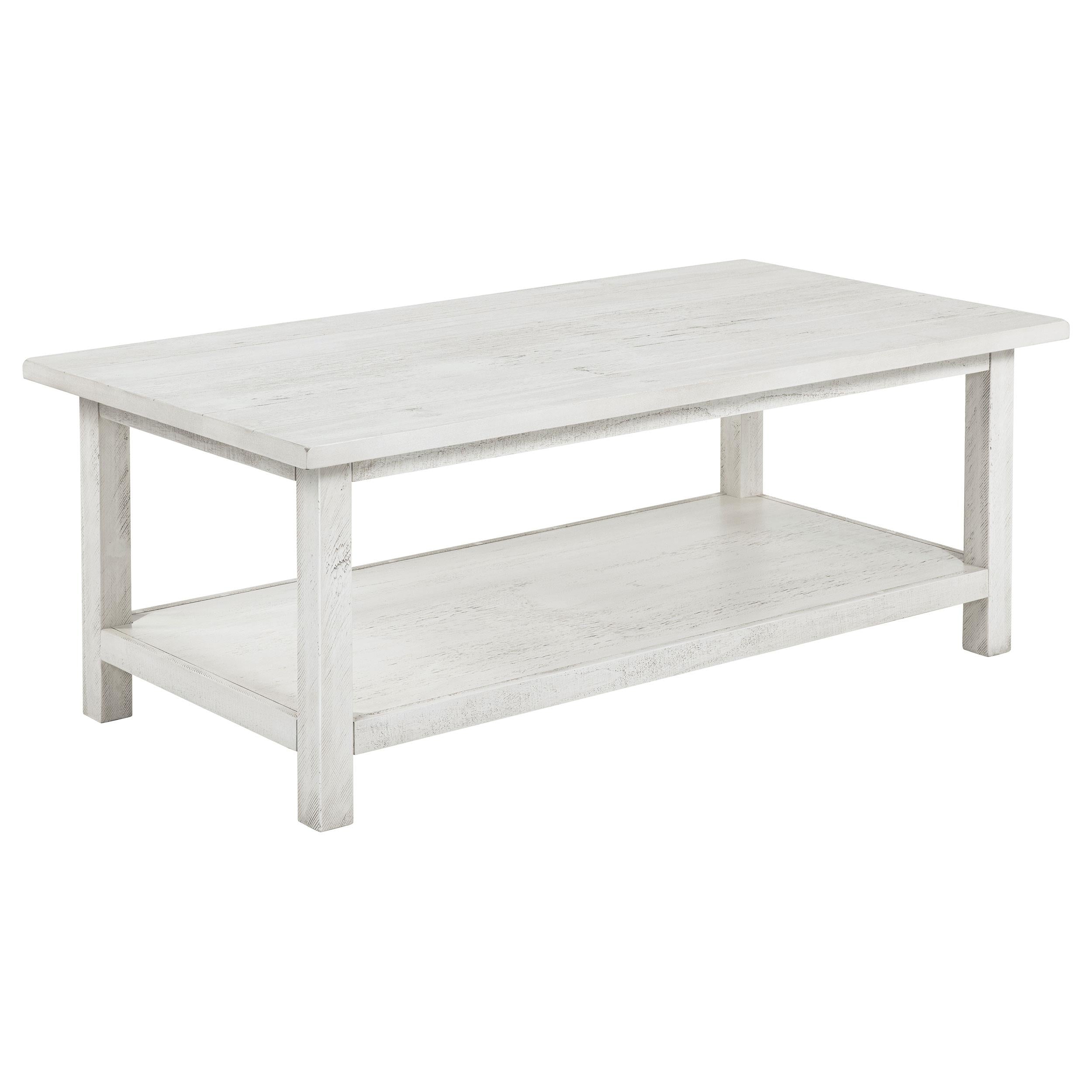 Payne 2-piece Coffee and End Table Set Distressed White - 710558-S2A