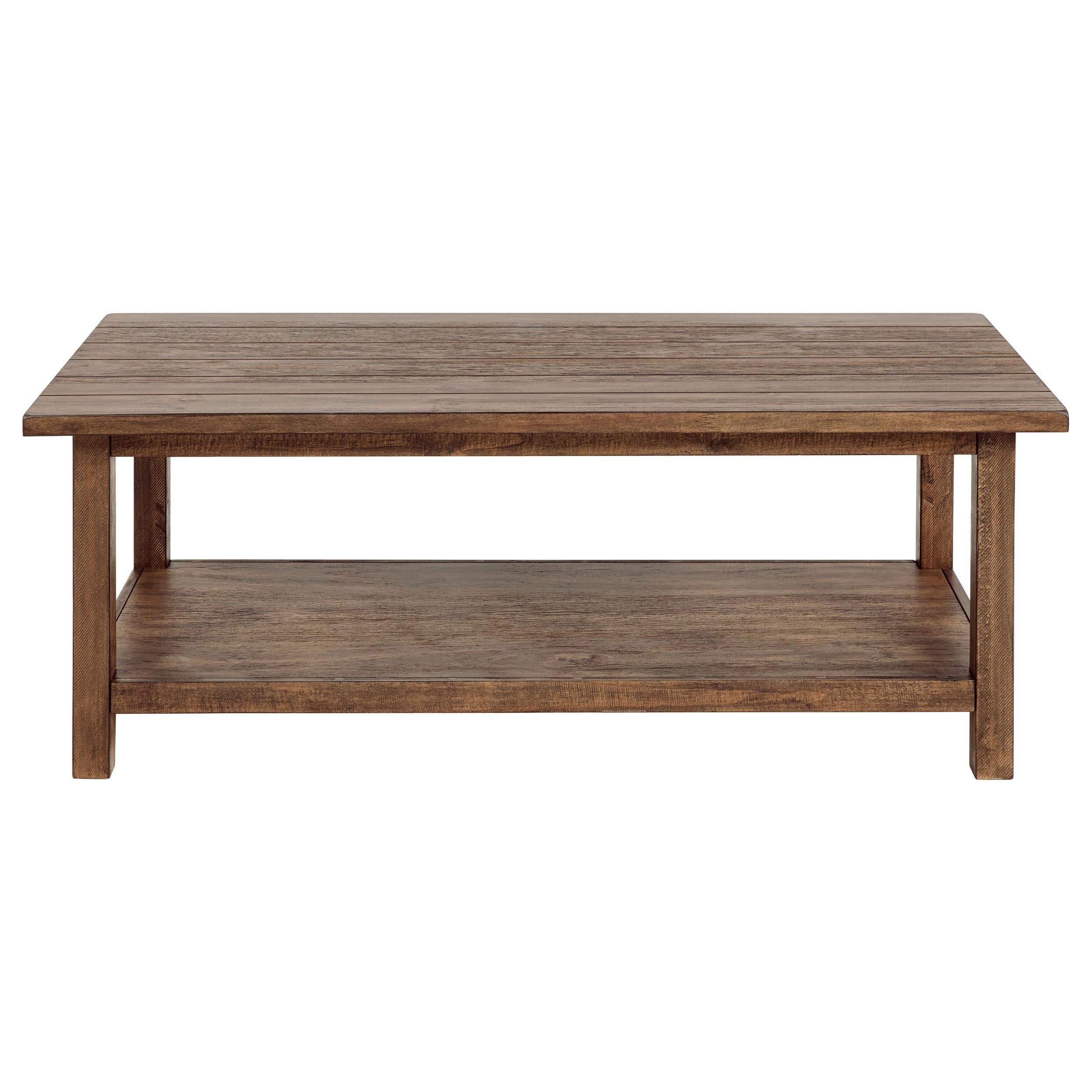 Payne 3-piece Coffee and End Table Set Distressed Brown - 710548-S3A
