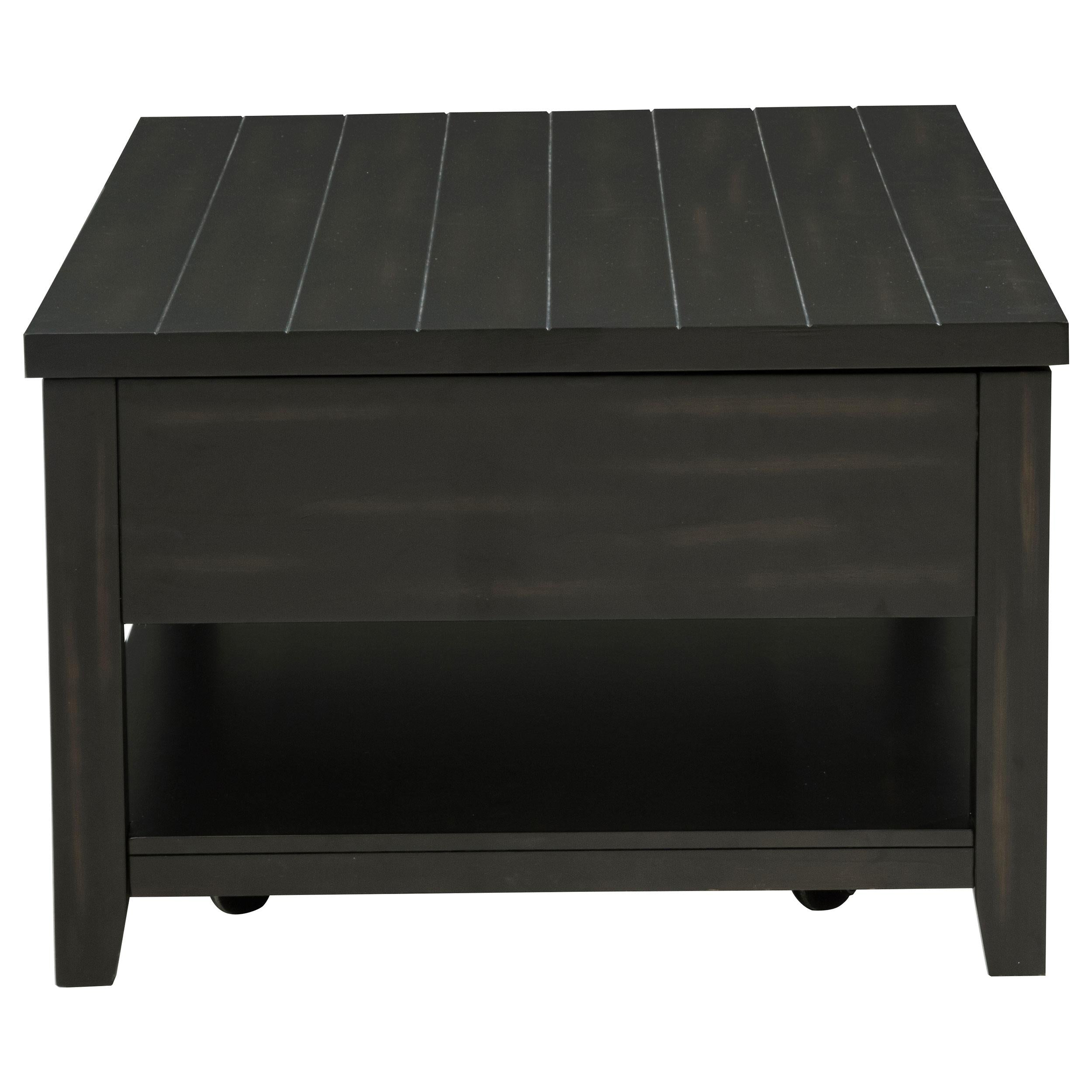 Payne 48-inch Mobile Lift Top Coffee Table Distressed Java - 710565