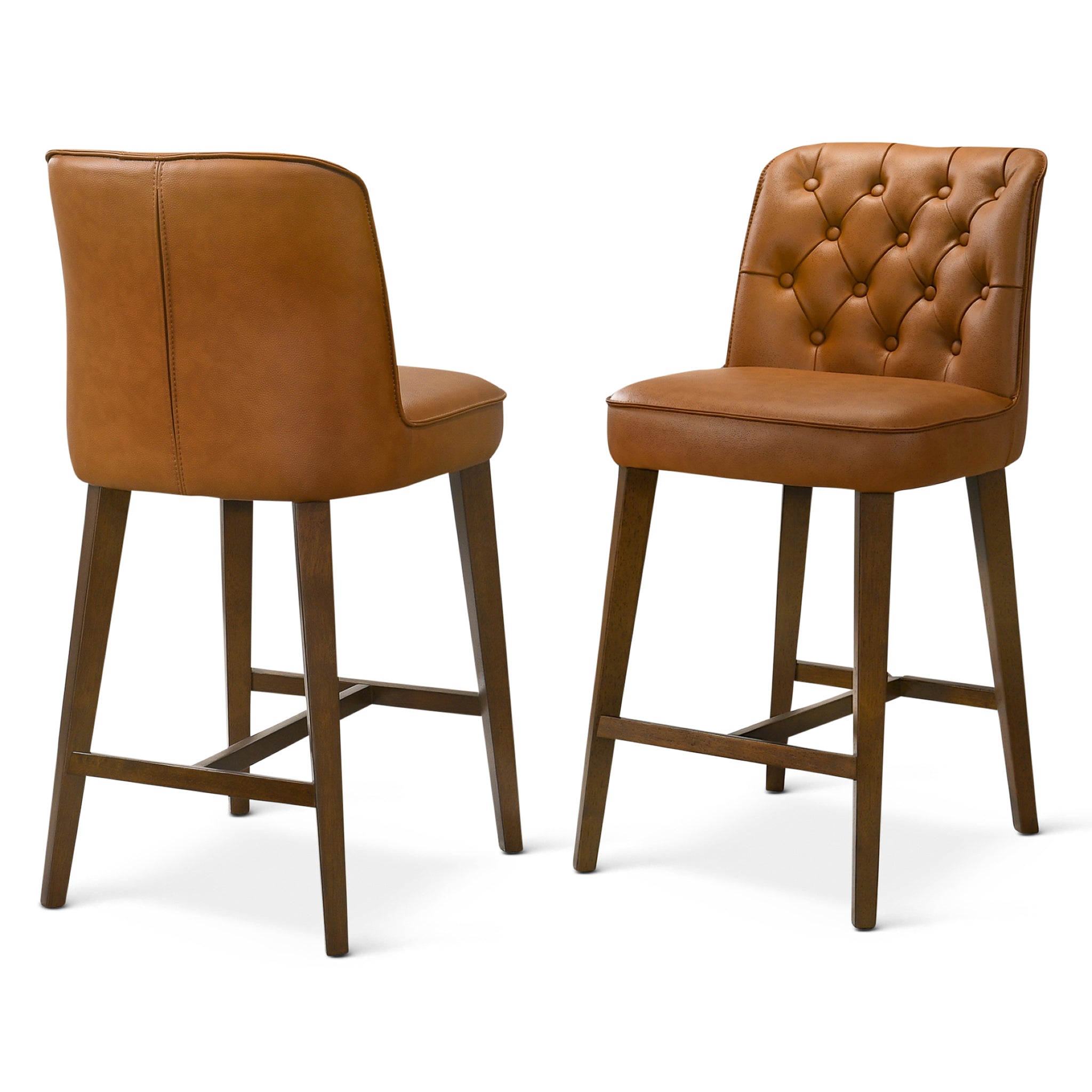 Peoria Elegant Mid-Century Modern Counter Stool for Kitchen Island - STL00401501