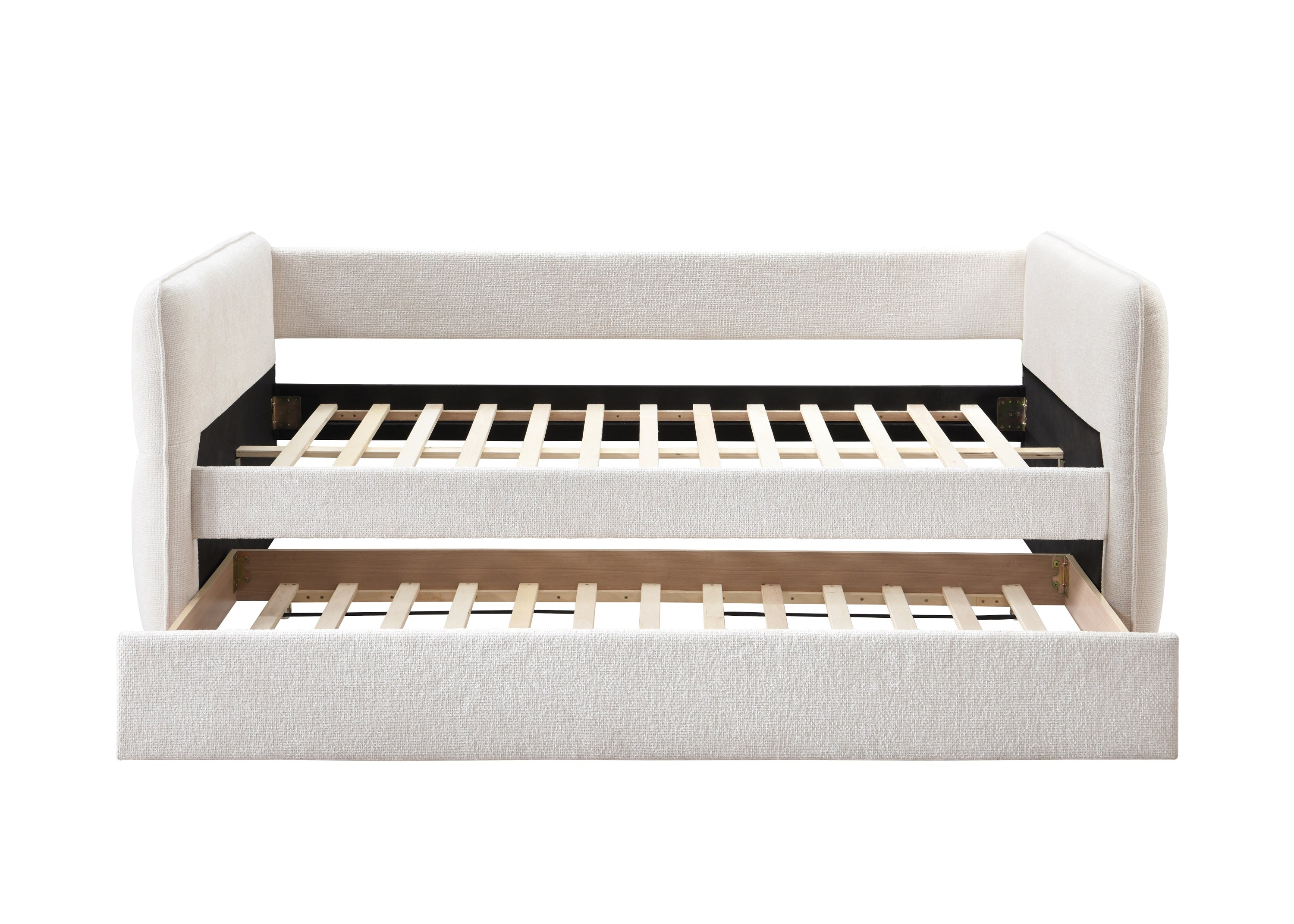 Philipa Oatmeal Twin Daybed with Trundle - SET | 5324OT-ARM | 5324OT-BACK - Bien Home Furniture & Electronics