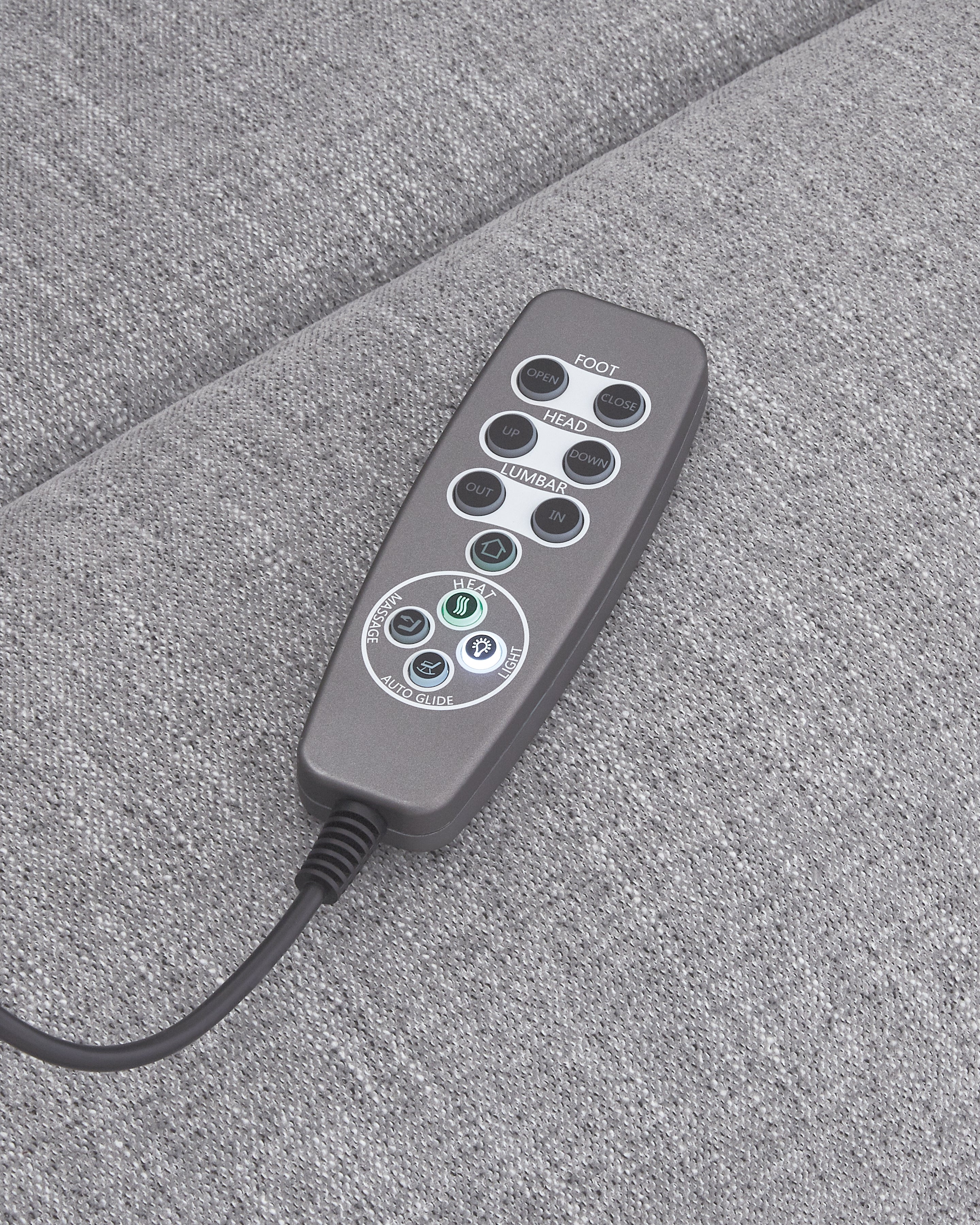 Pineland Pewter Power Glider Recliner with Audio System - PC9930642A