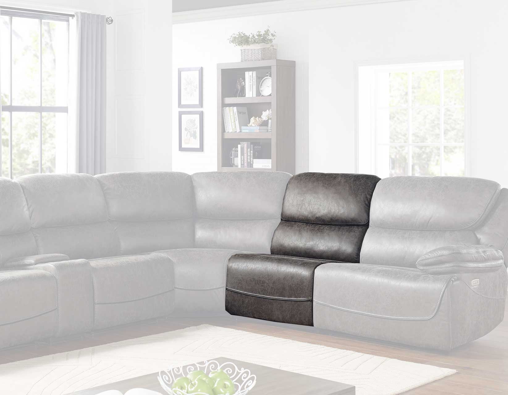 Plaza Sectional Armless Pwr Rcl