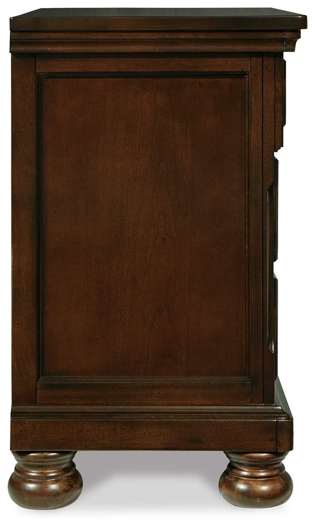 Porter Rustic Brown King Panel Bed, Chest and 2 Nightstands - B697B31