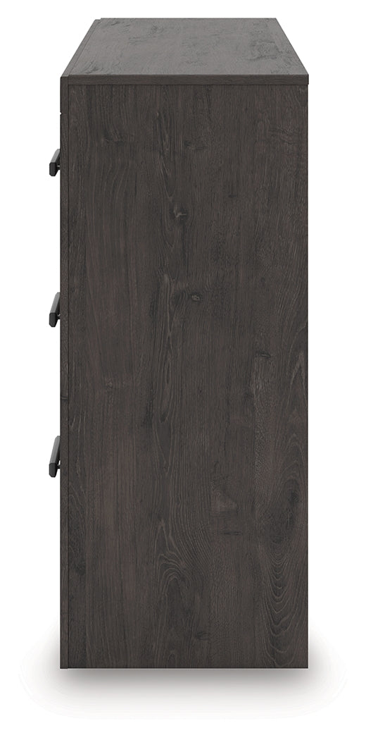 Prendonea Charcoal Dresser - B3789-31