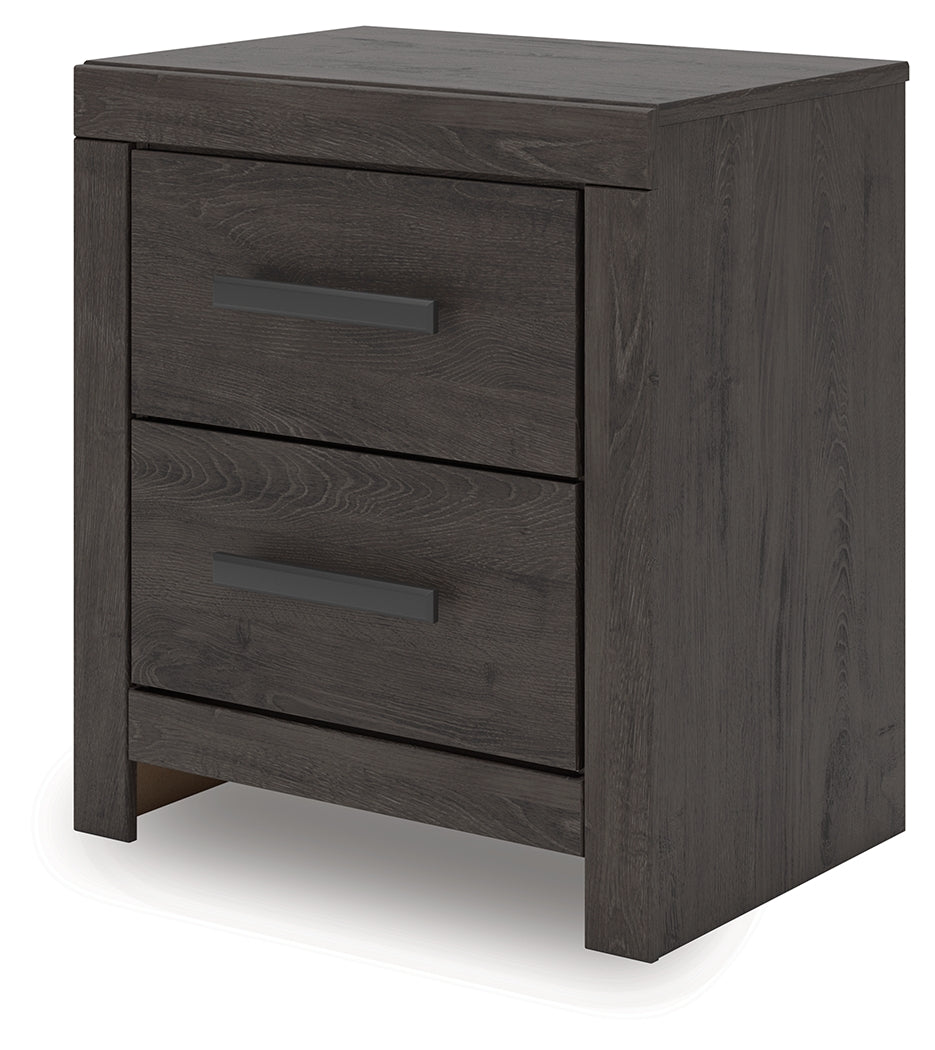 Prendonea Charcoal Nightstand - B3789-92