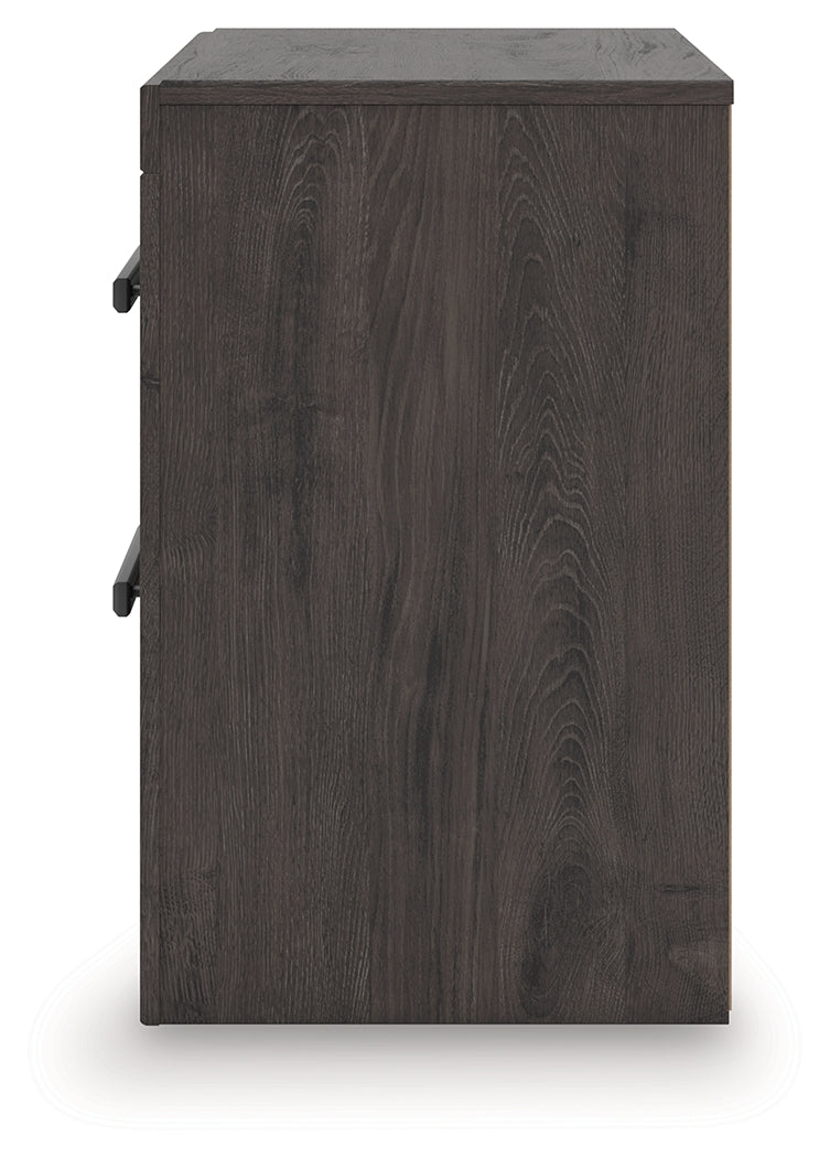 Prendonea Charcoal Nightstand - B3789-92